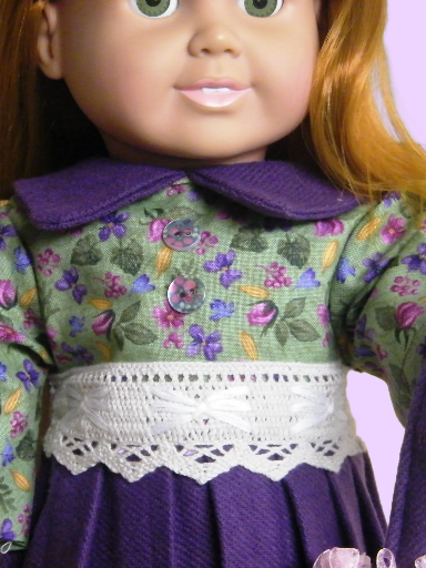 PURPLE WOOL DRESS/HANDBAG