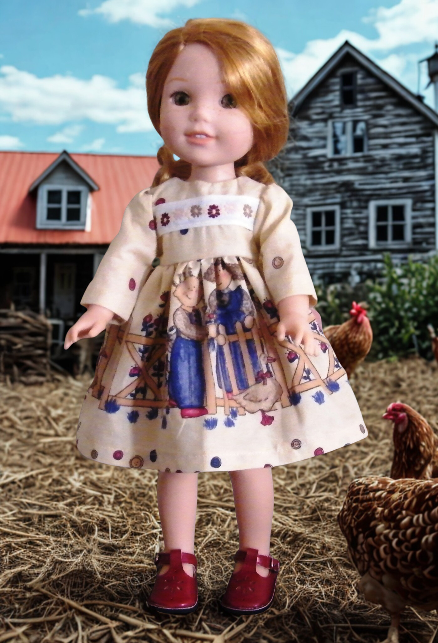 HOLLY HOBBIE THEMED DRESS