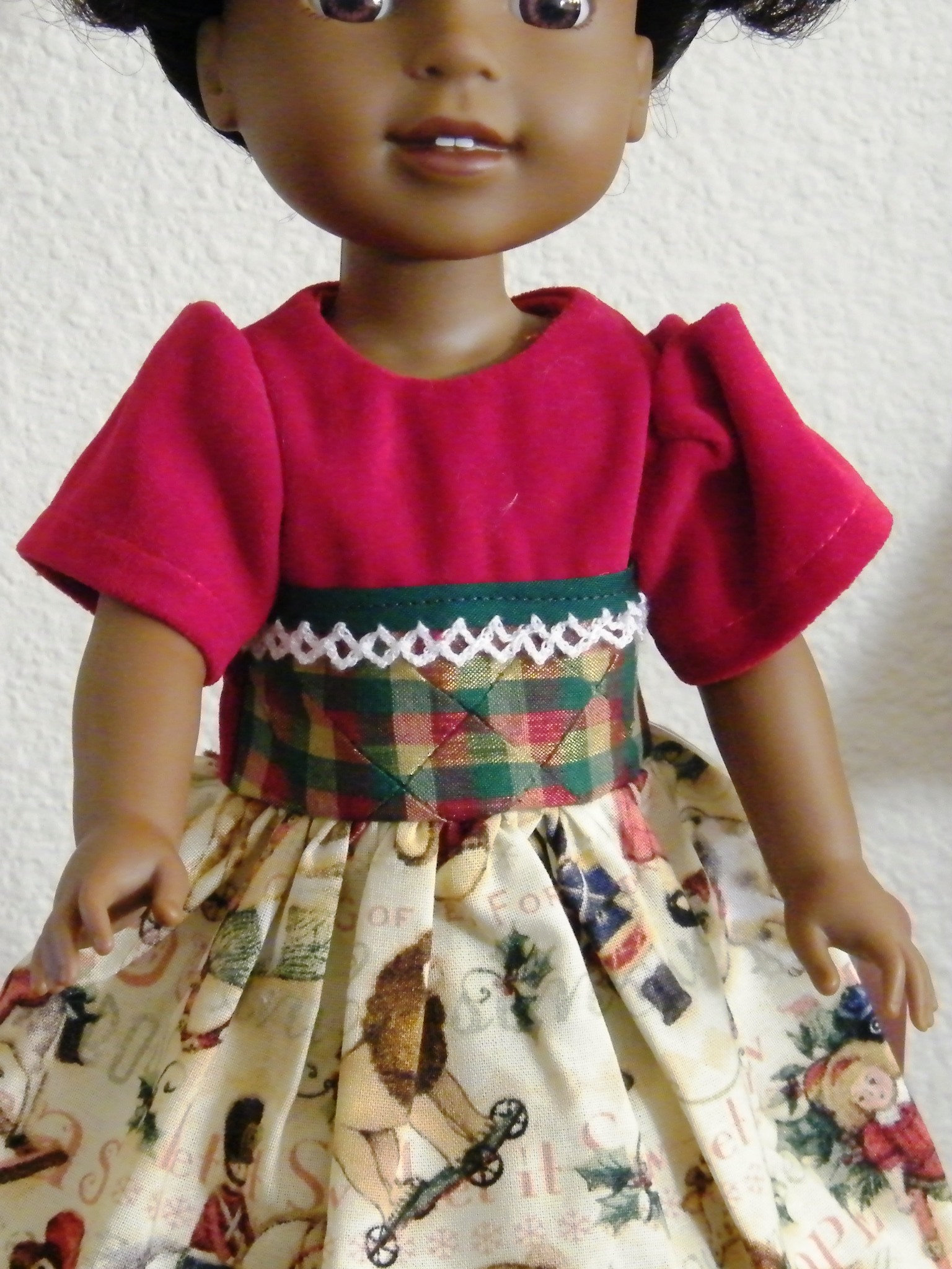 RED VELVET TOY DRESS