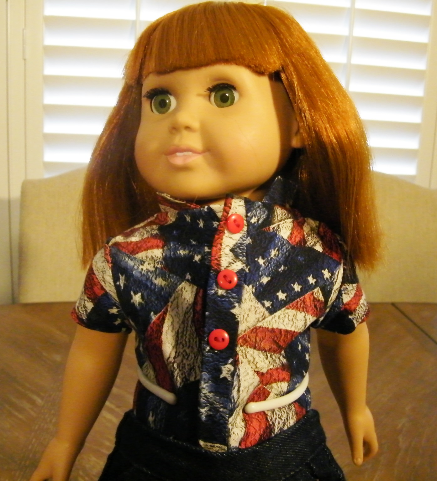 RUFFLE PATRIOT JEAN SET