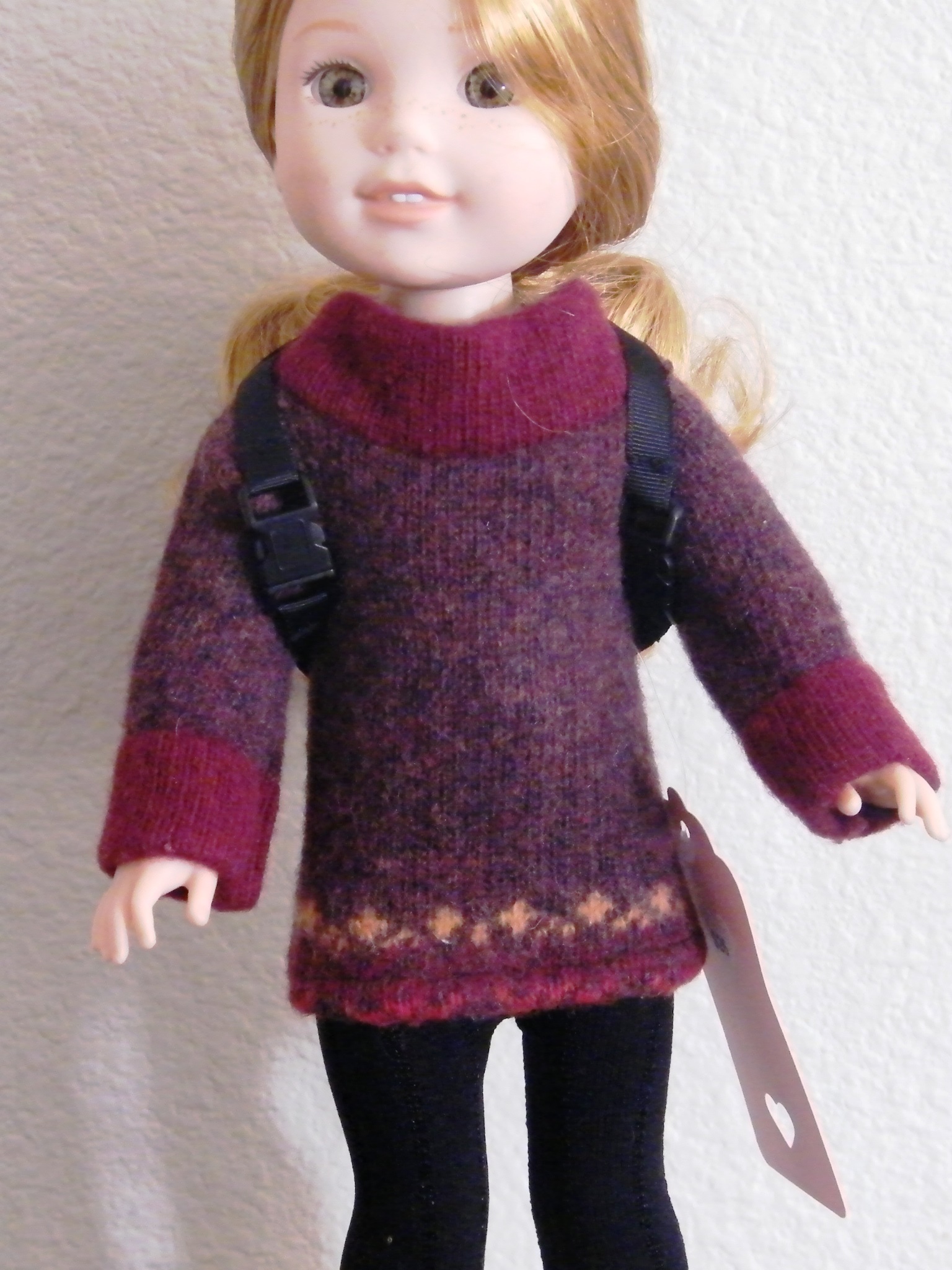 BURGUNDY SWEATER SET