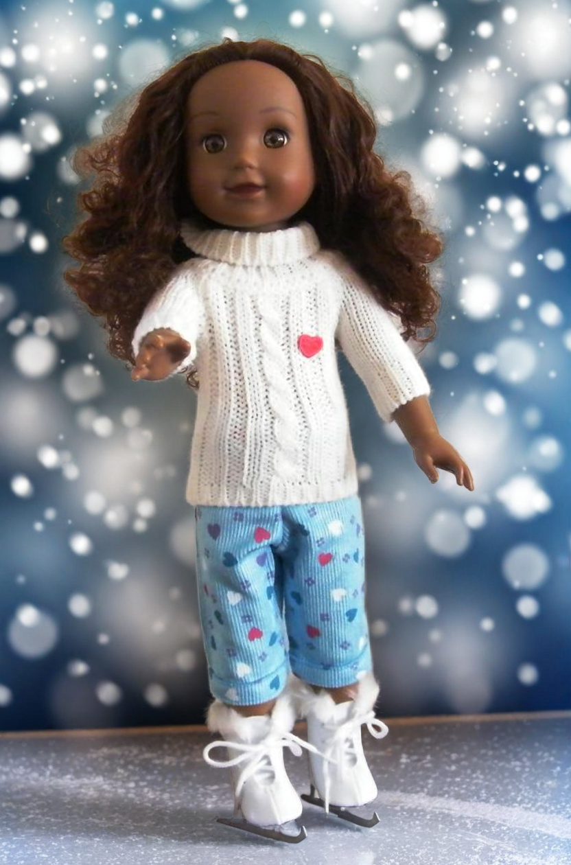 ICE SKATING WINTER SET