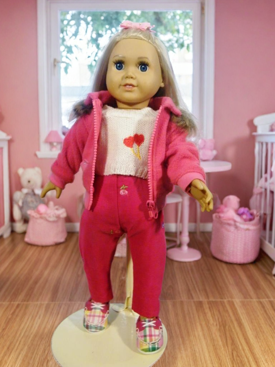 PINK WOOL JACKET PANT SET