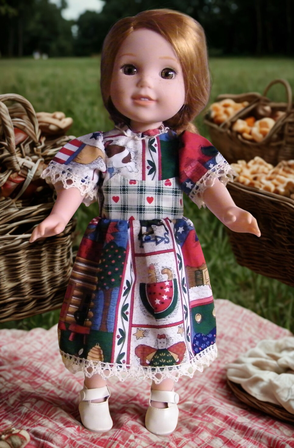 WATERMELON AMERICANA  STYLE DRESS 