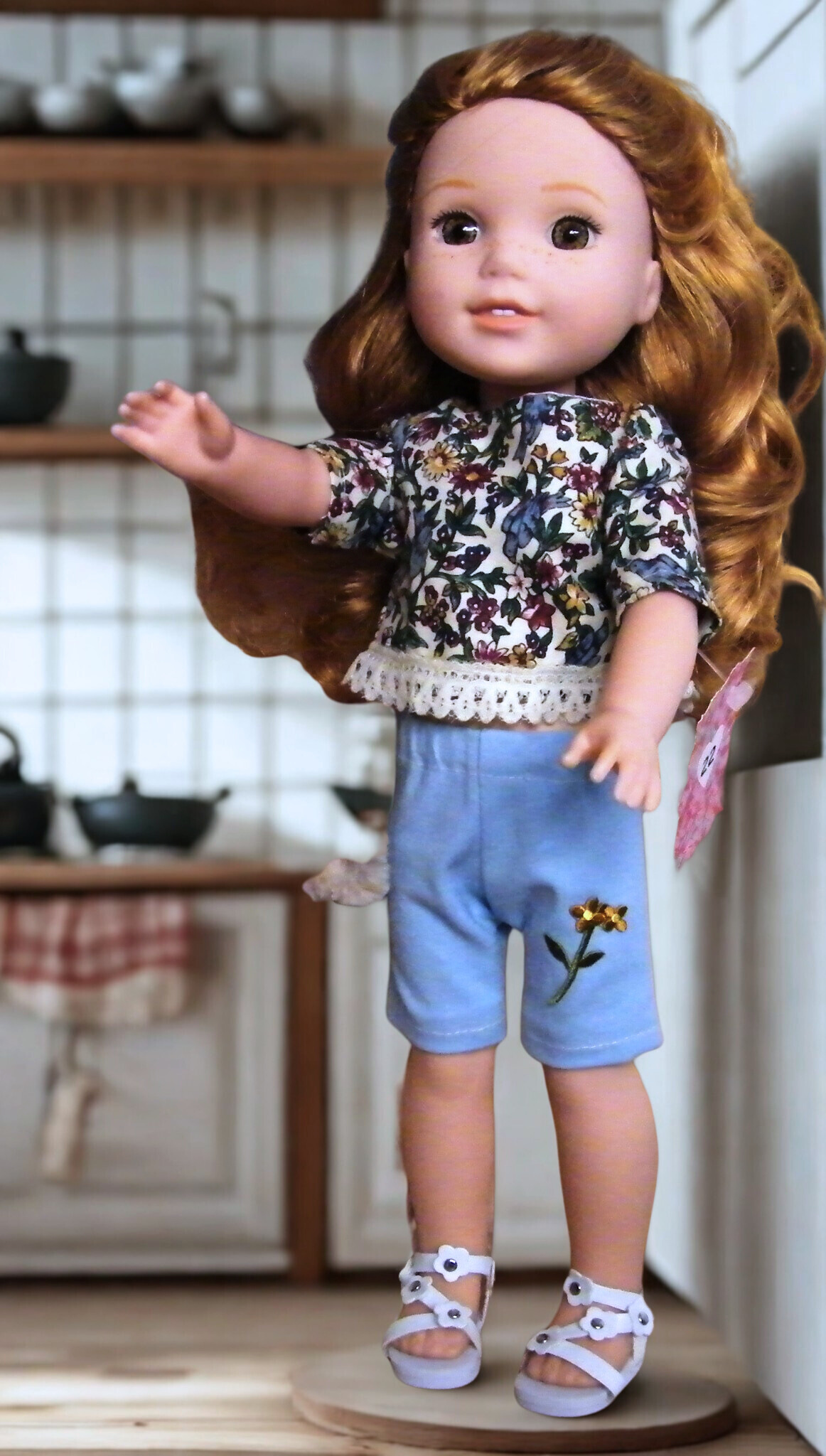 BURGUNDY BLUE SHORT SET