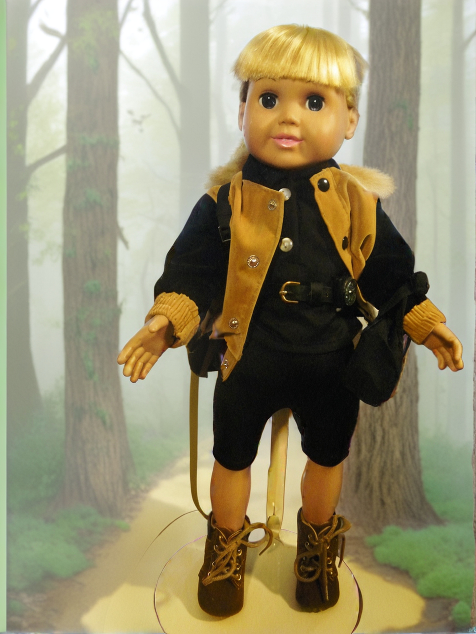 BLACK TAN HIKING SET