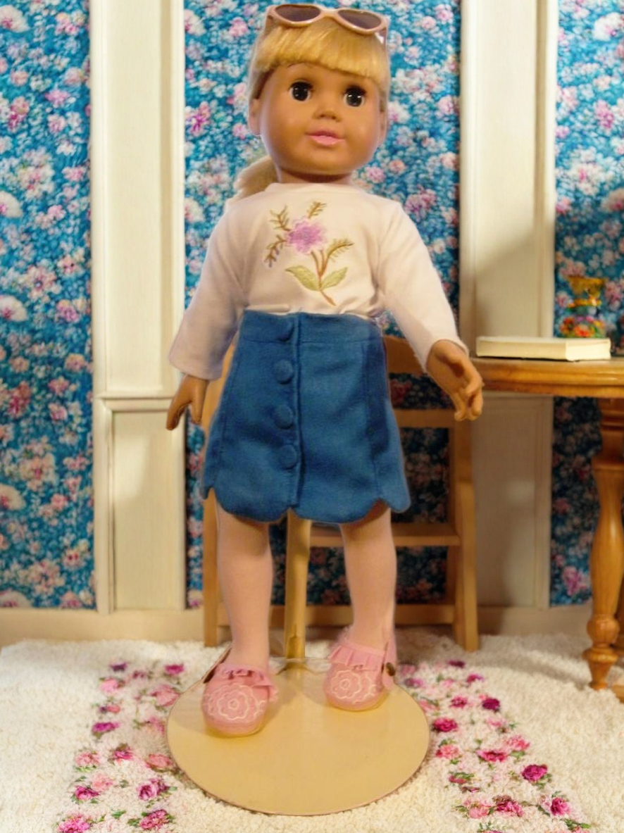 FLORAL LONG SLEVE SHIRT AND SKIRT