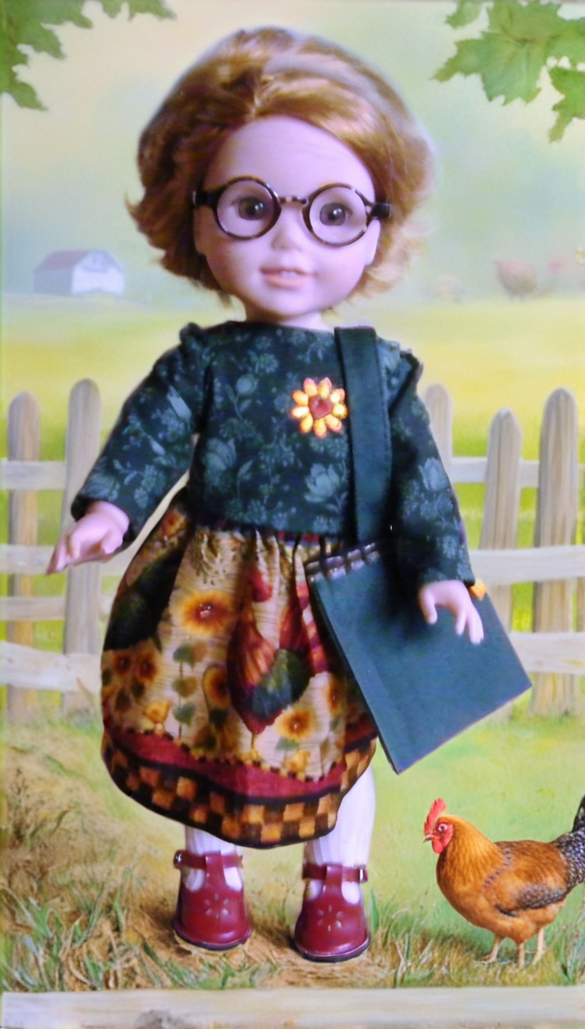 MULTI COLORED CHICKEN DRESS