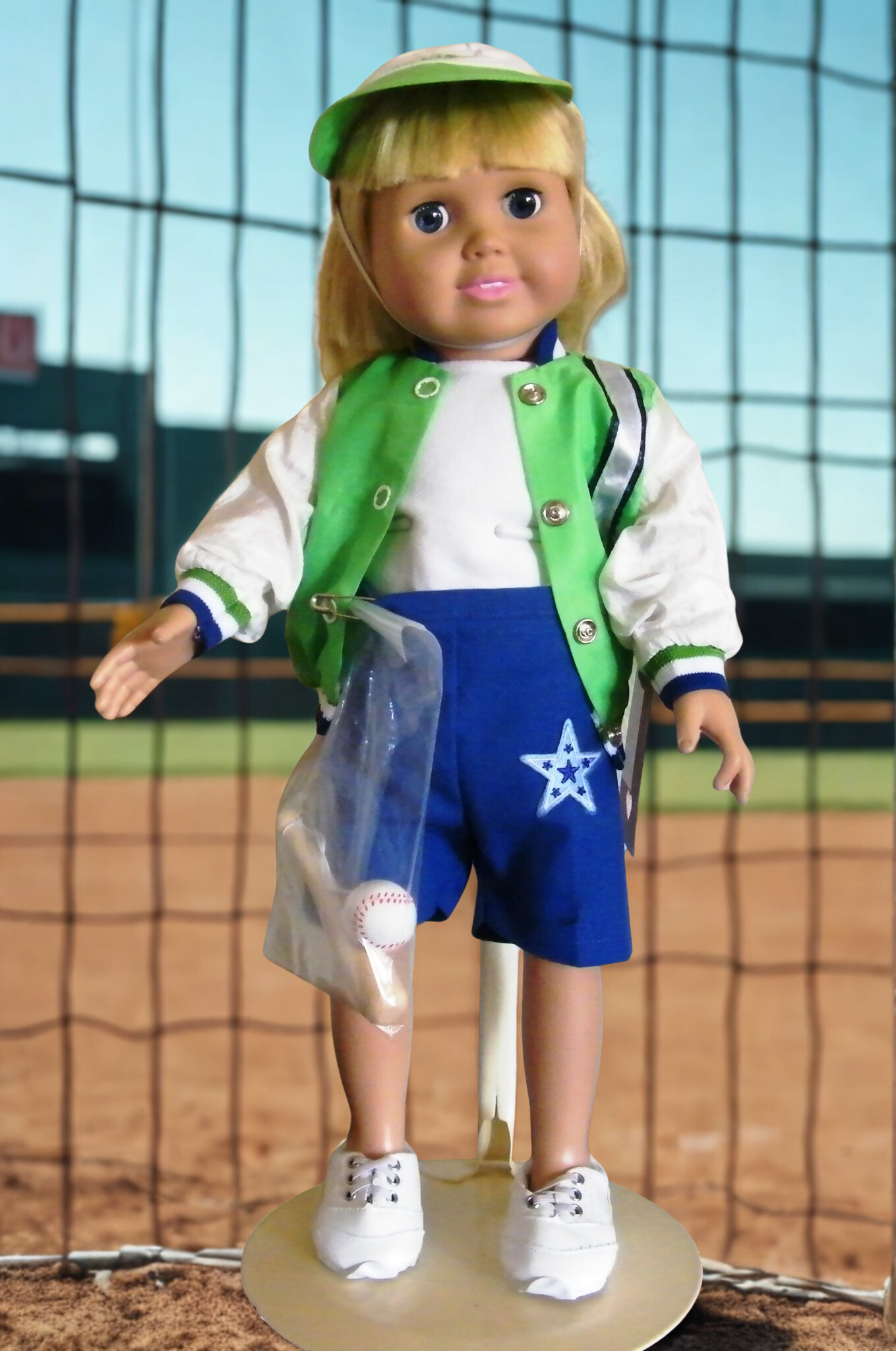 BLUE AND GREEN BASEBALL COMPLETE SET