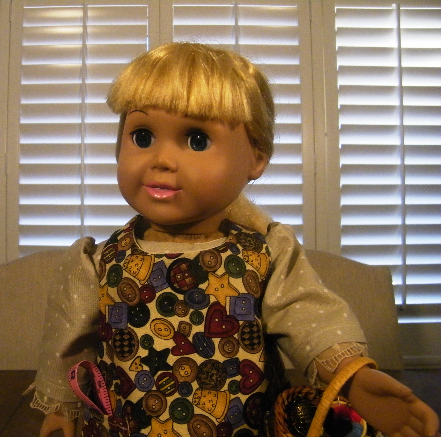 WHIMSICAL SEWING APRON AND DRESS