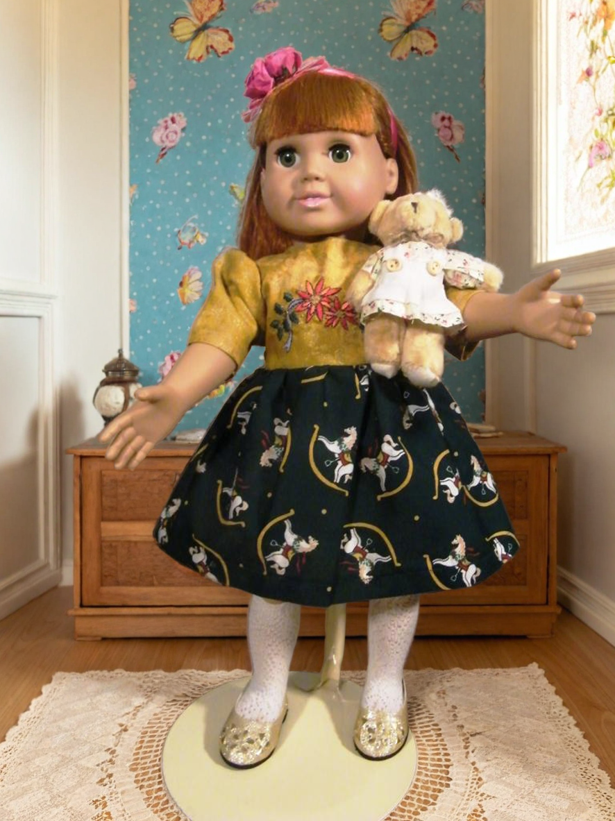 GOLD CHRISTMAS DRESS