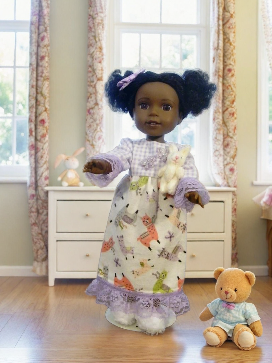 PURPLE LLAMA NIGHTGOWN