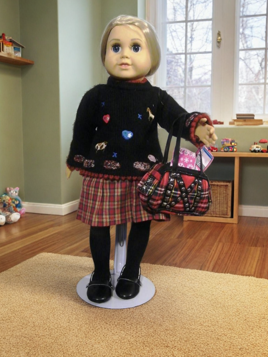 BLACK BARNYARD SWEATER SET W/SKATEBOARDING CAT