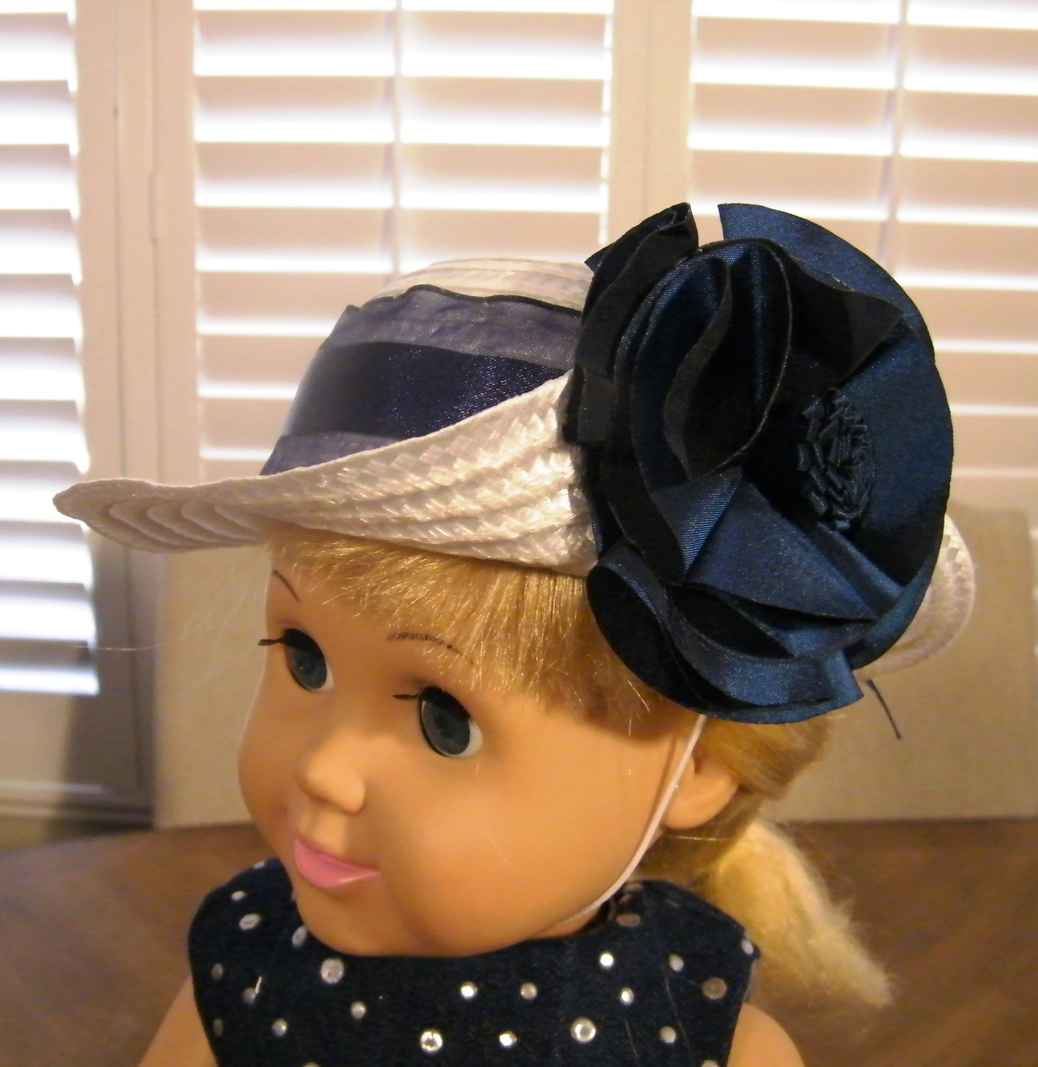 STYLISH NAVY BLUE DENIM DRESS 