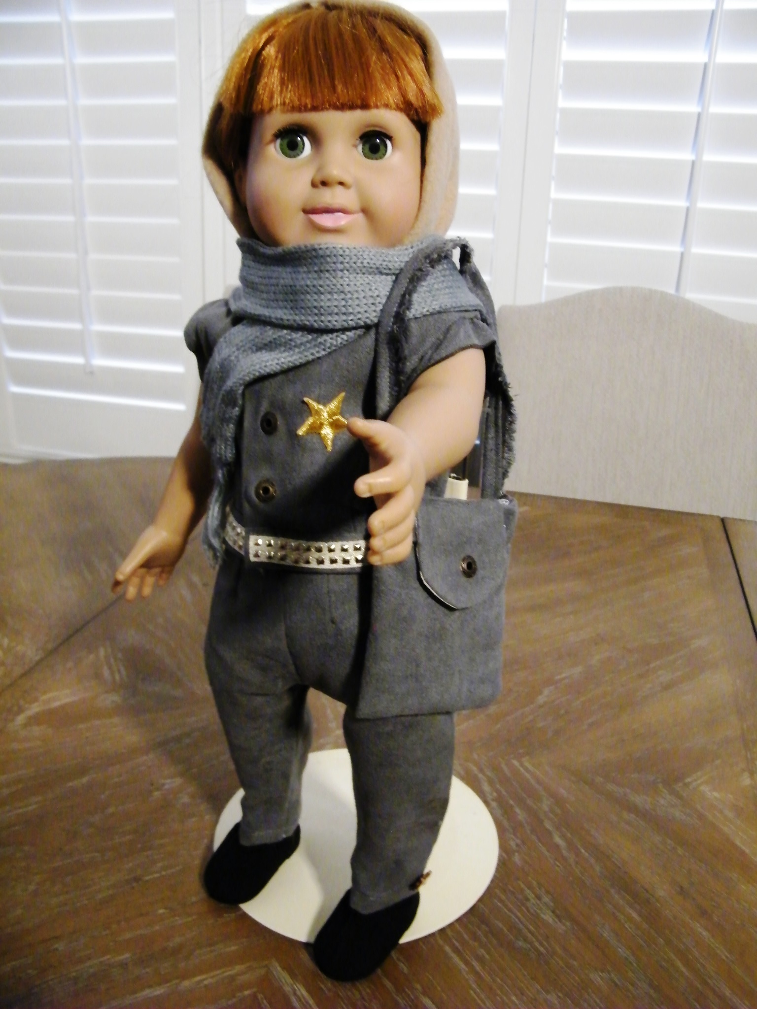 GREY FAUX SUEDE JACKET SET