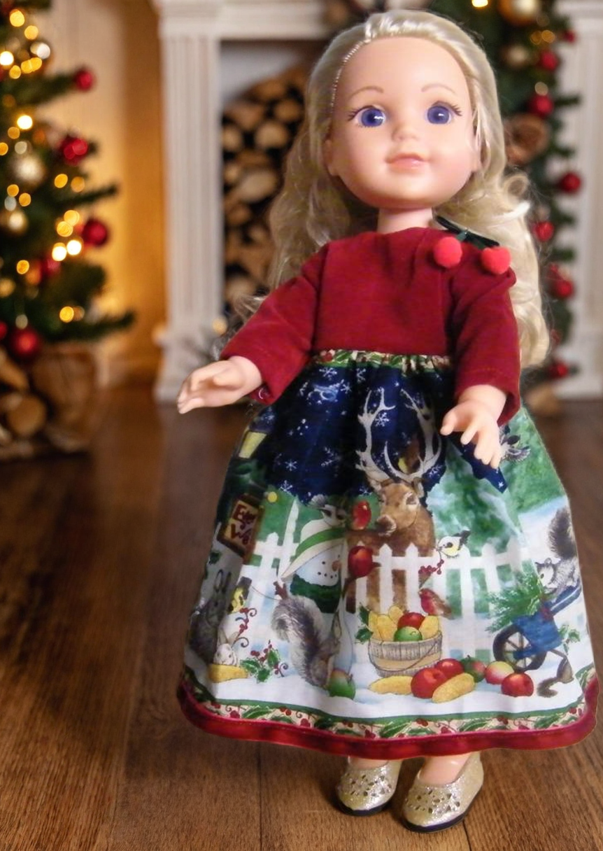 RED VELVET CHRISTMAS DRESS