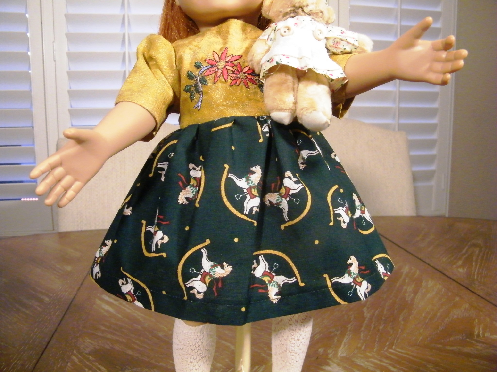 GOLD CHRISTMAS DRESS