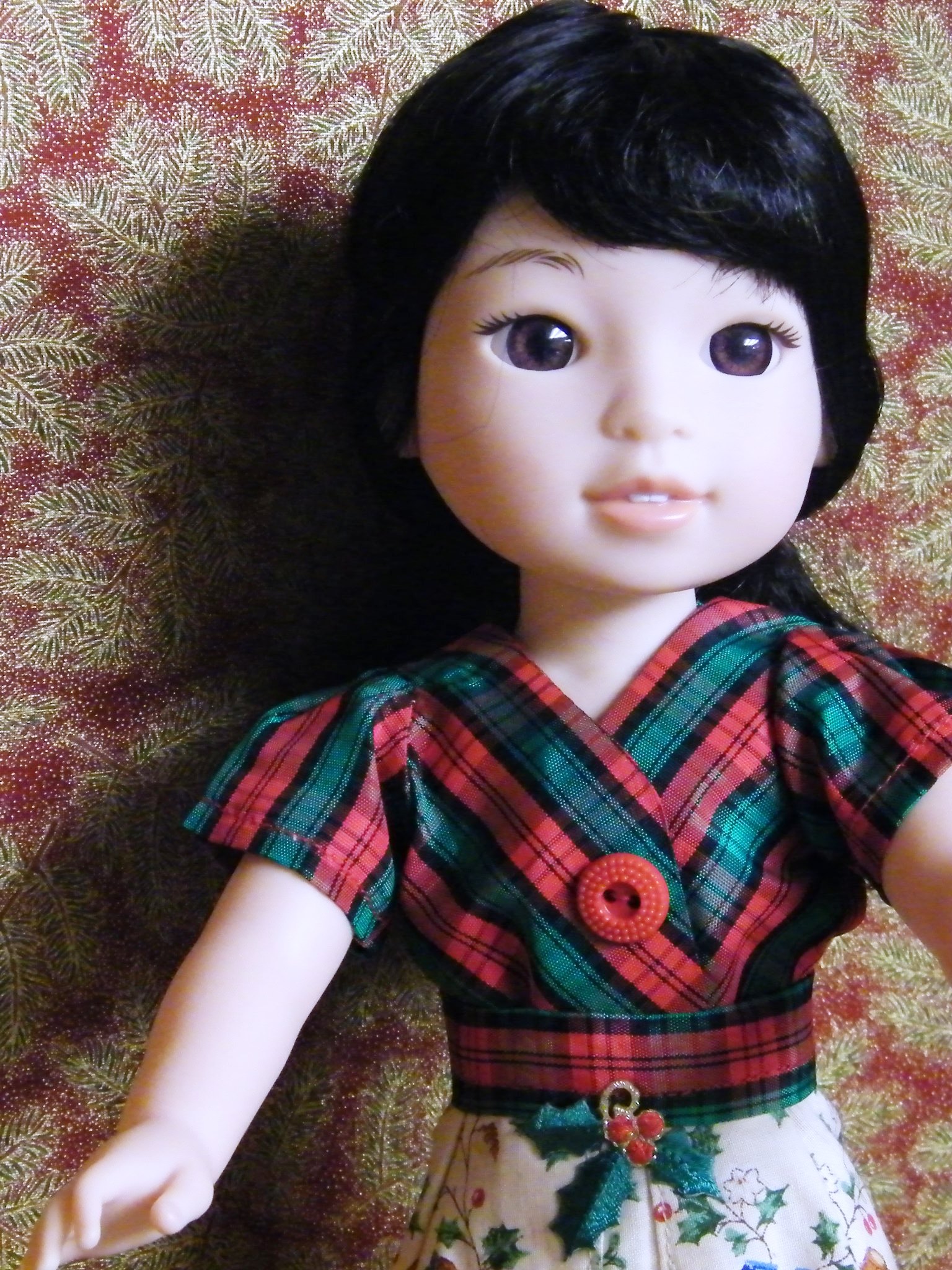 PLAID BLOUSE HOLLY SKIRT