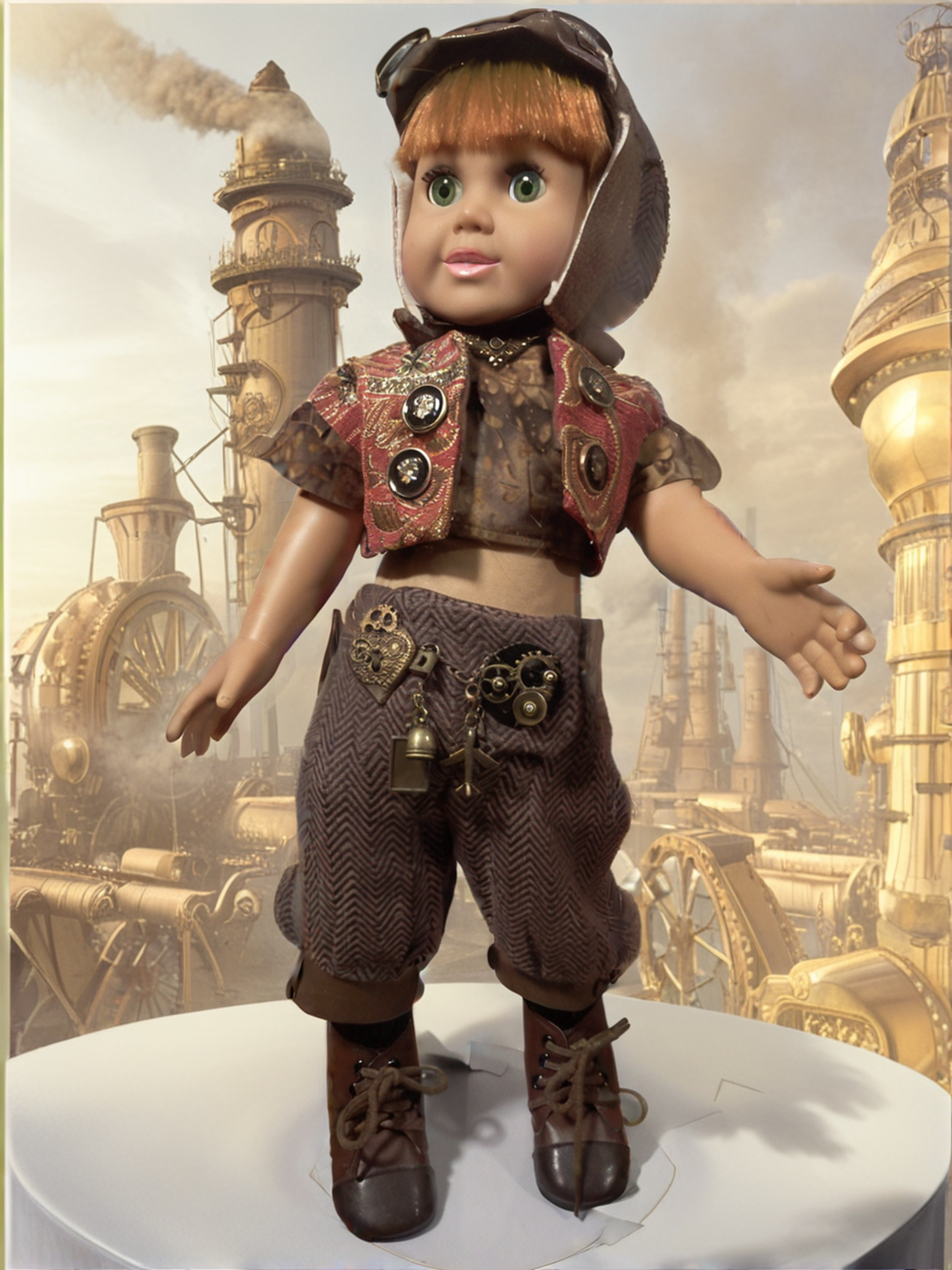  "THE AVIATOR" VINTAGE STEAMPUNK