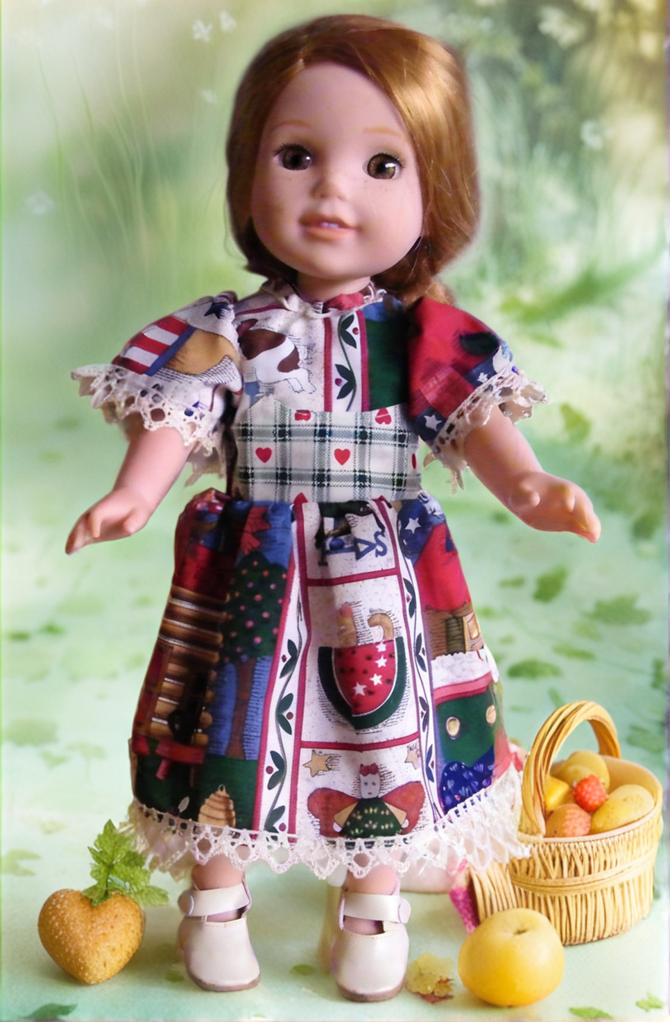 WATERMELON AMERICANA STYLE DRESS