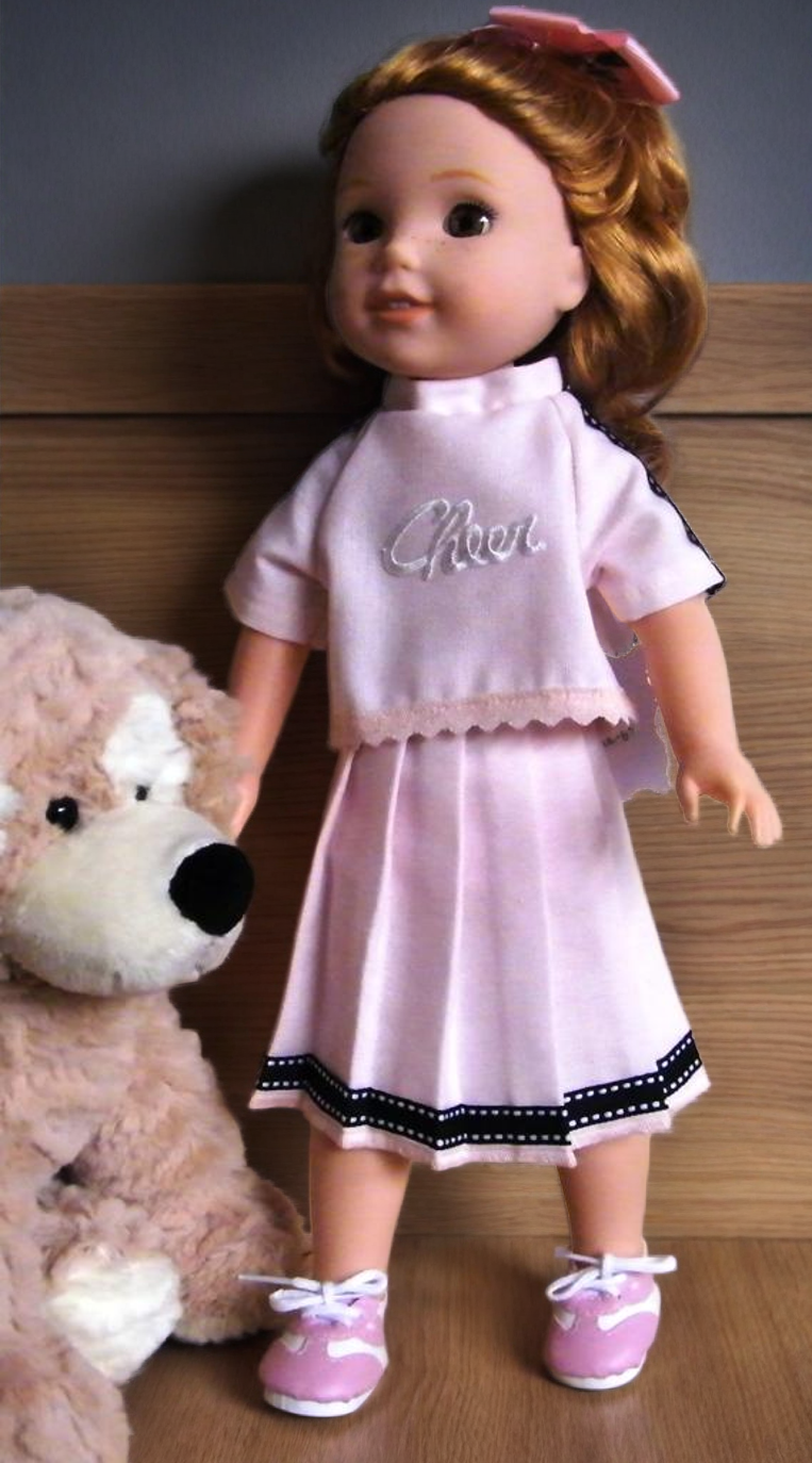 PINK CHEER LEADER OUTFIT