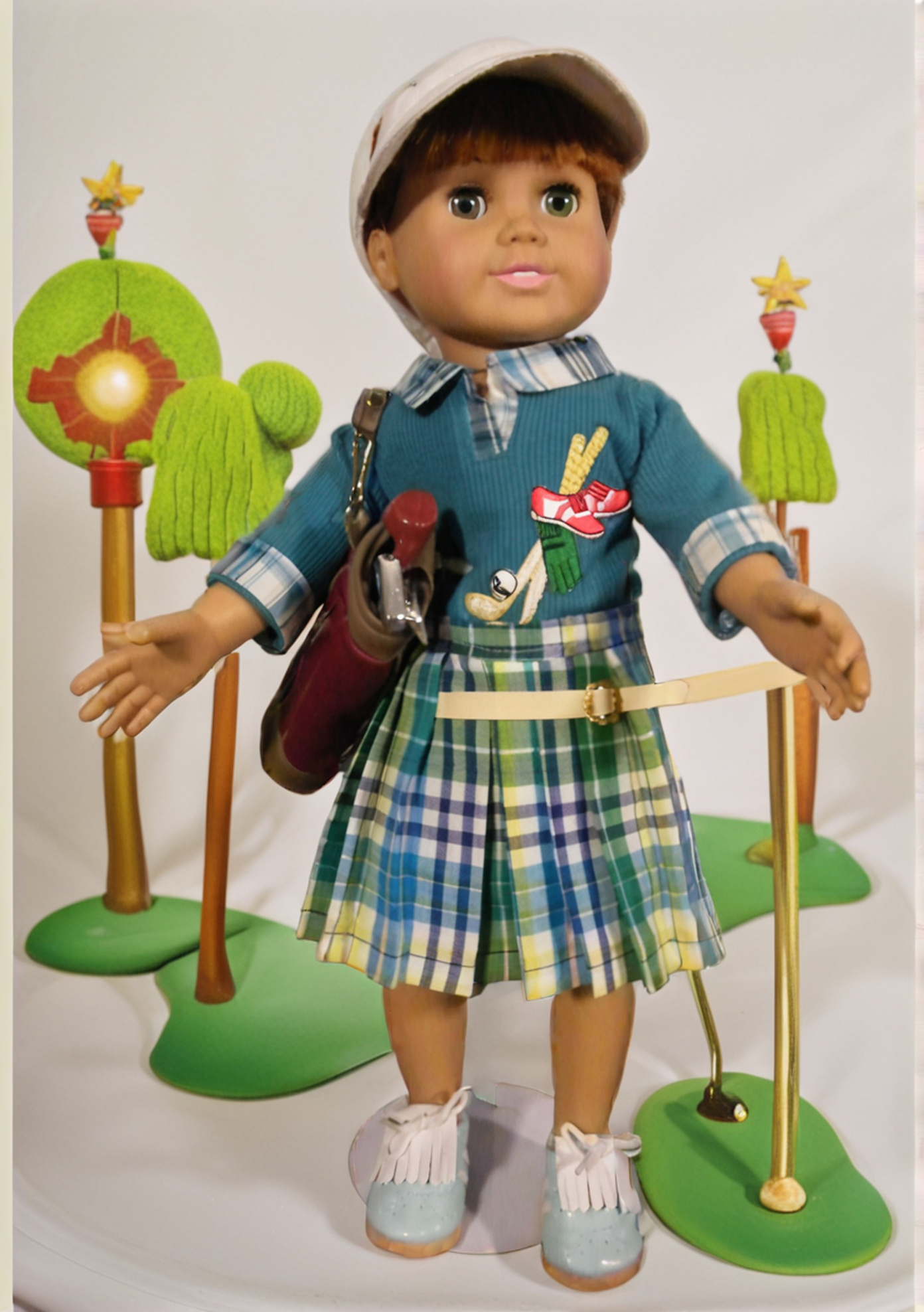 TEAL GOLF SET COMPLETE WITH CLUBS