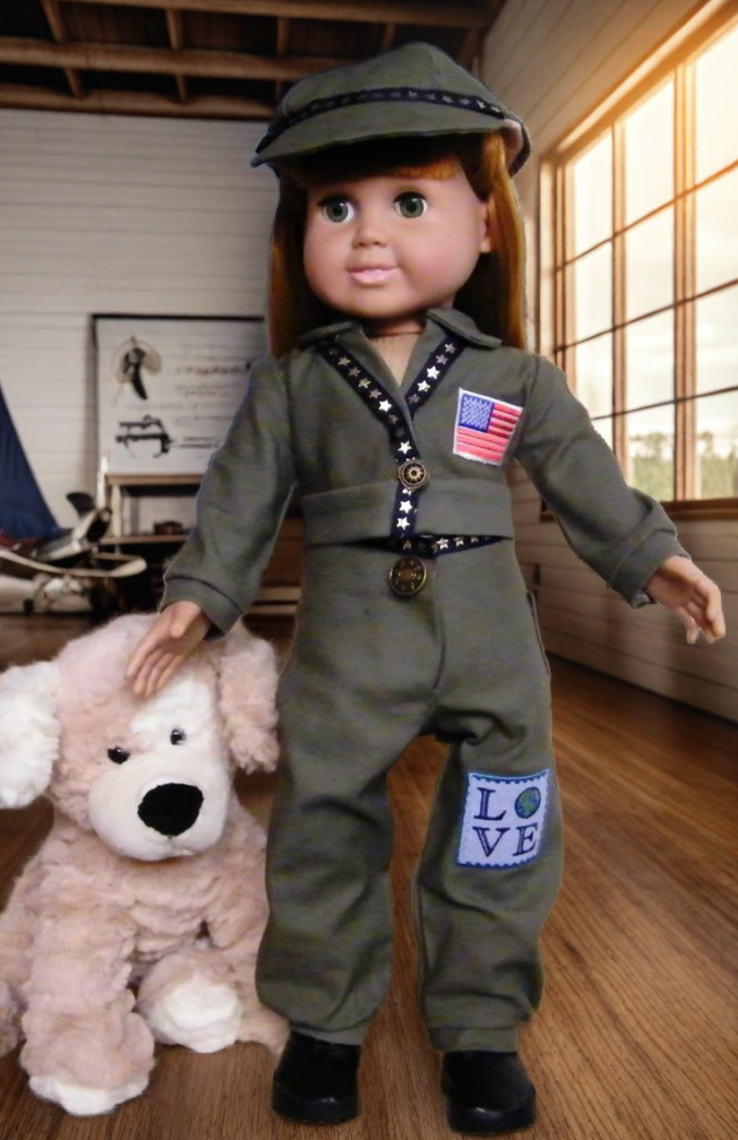 GREEN MILITARY OUTFIT