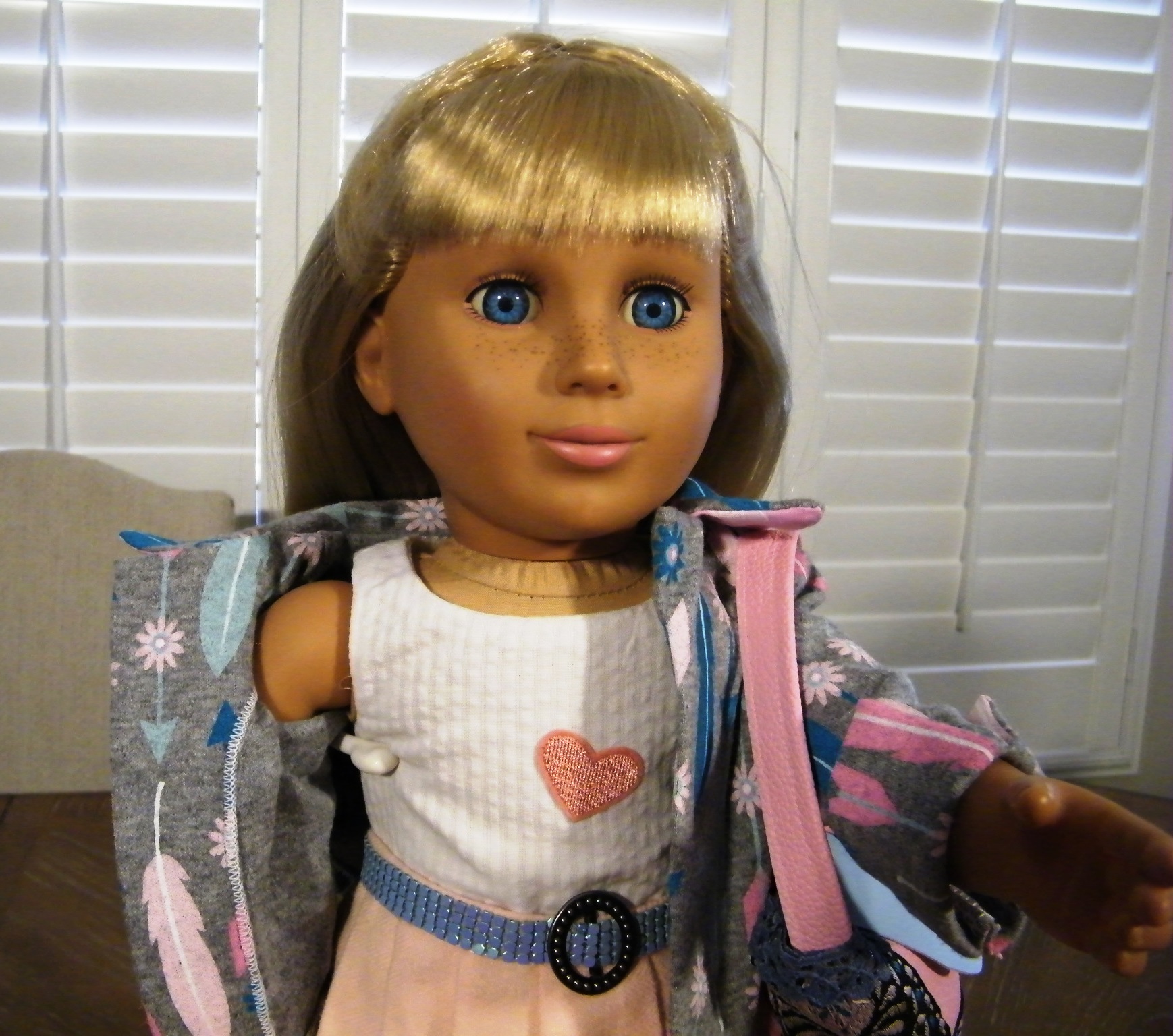 PINK WESTERN SET/FAUX OSTRICH BOOTS