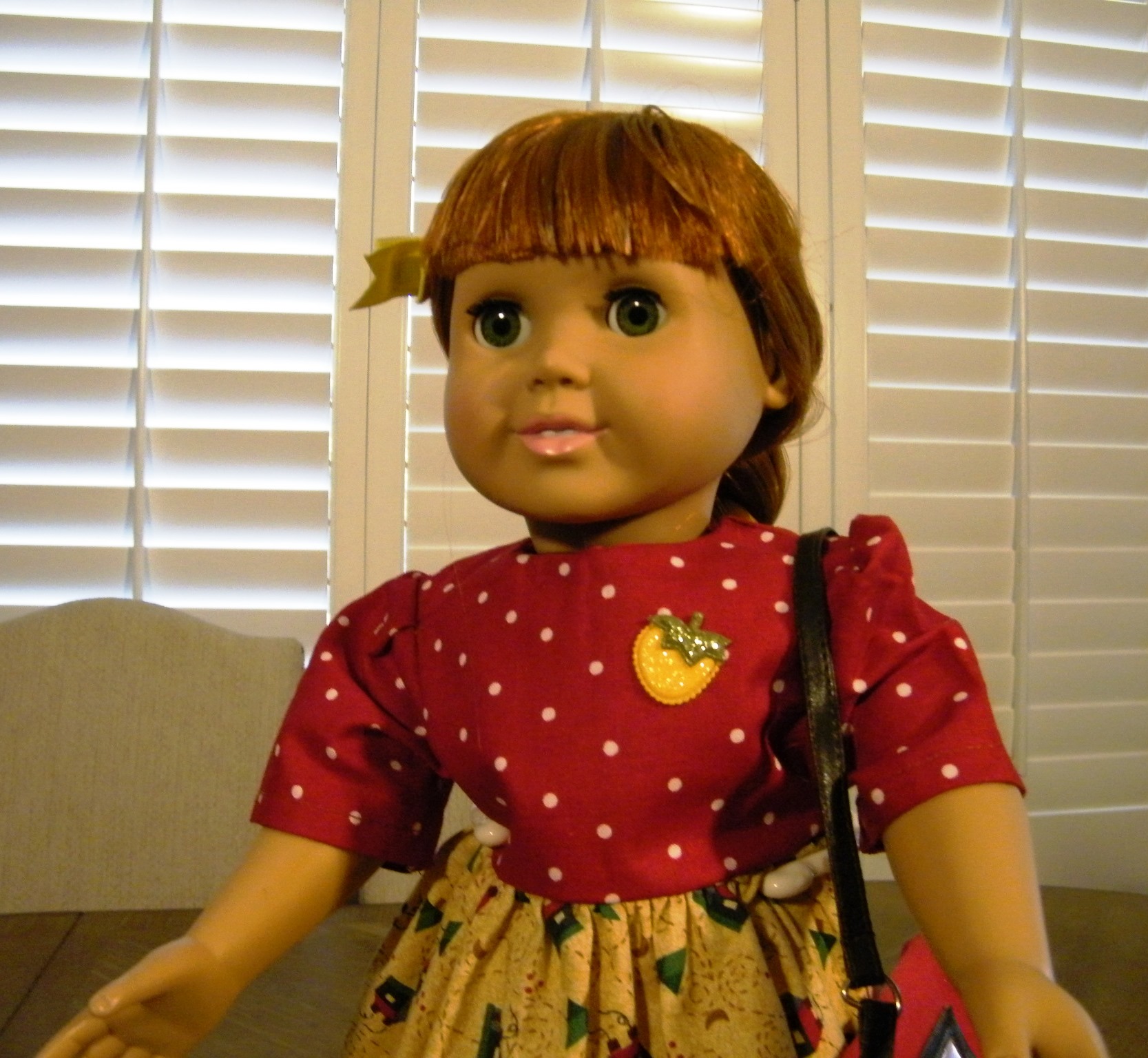 RED SCHOOL DRESS\RED SCHOOL BACKPACK