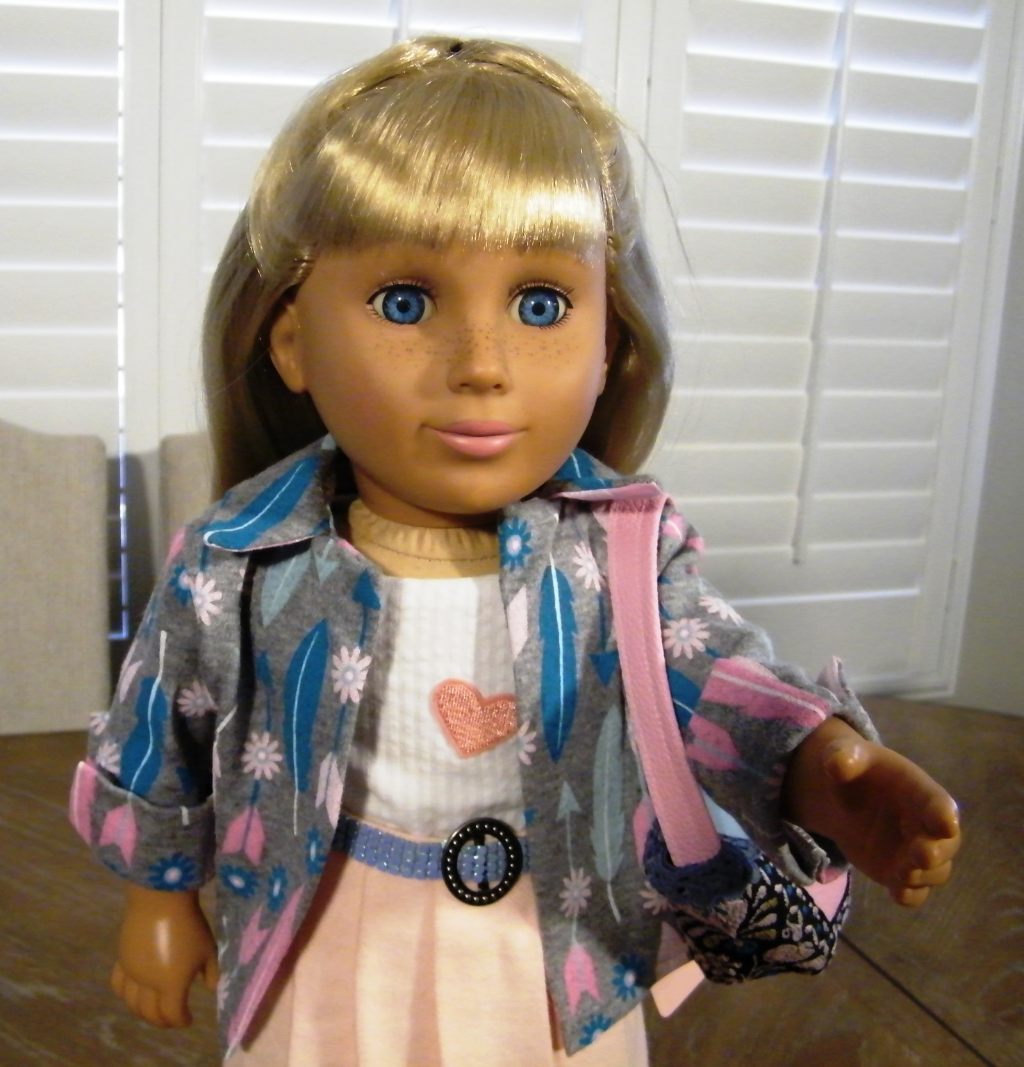 PINK WESTERN SET/FAUX OSTRICH BOOTS