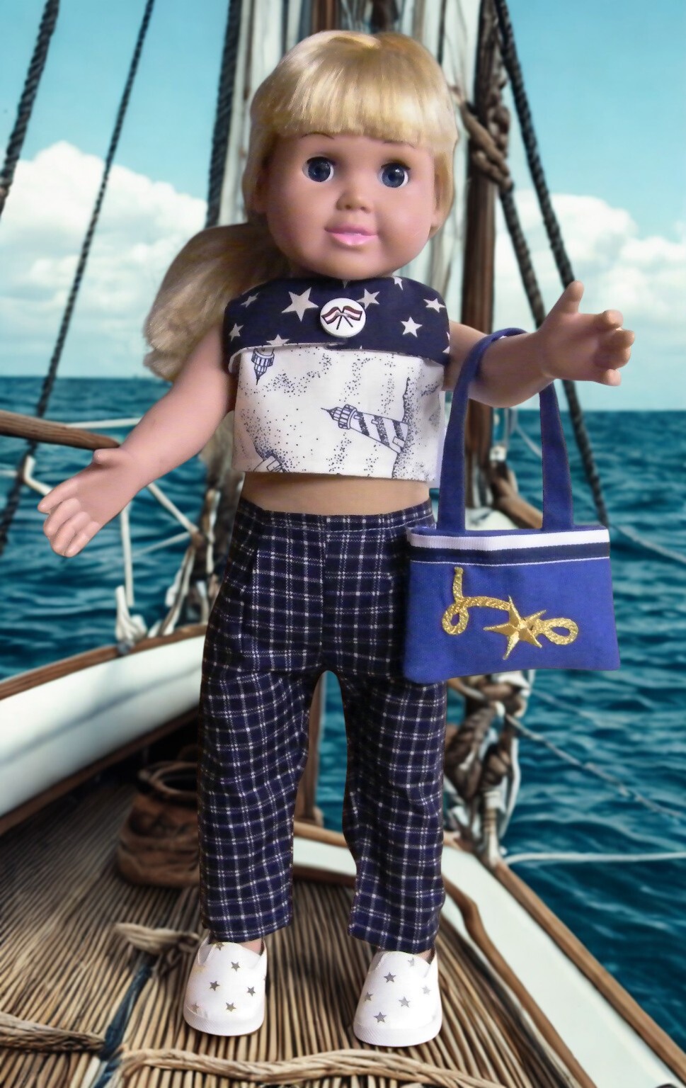 READY TO SET SAIL NAVY OUTFIT