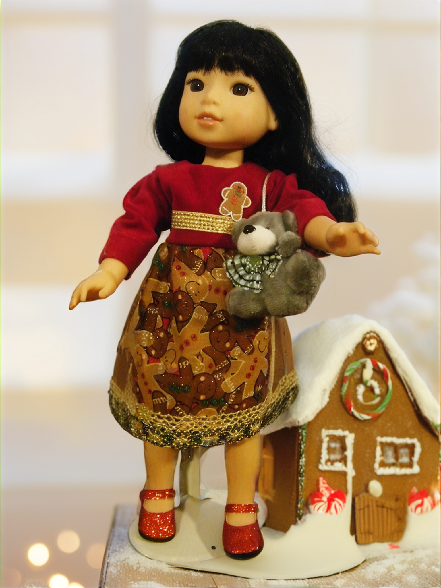 CHRISTMAS GINGER BREAD DRESS