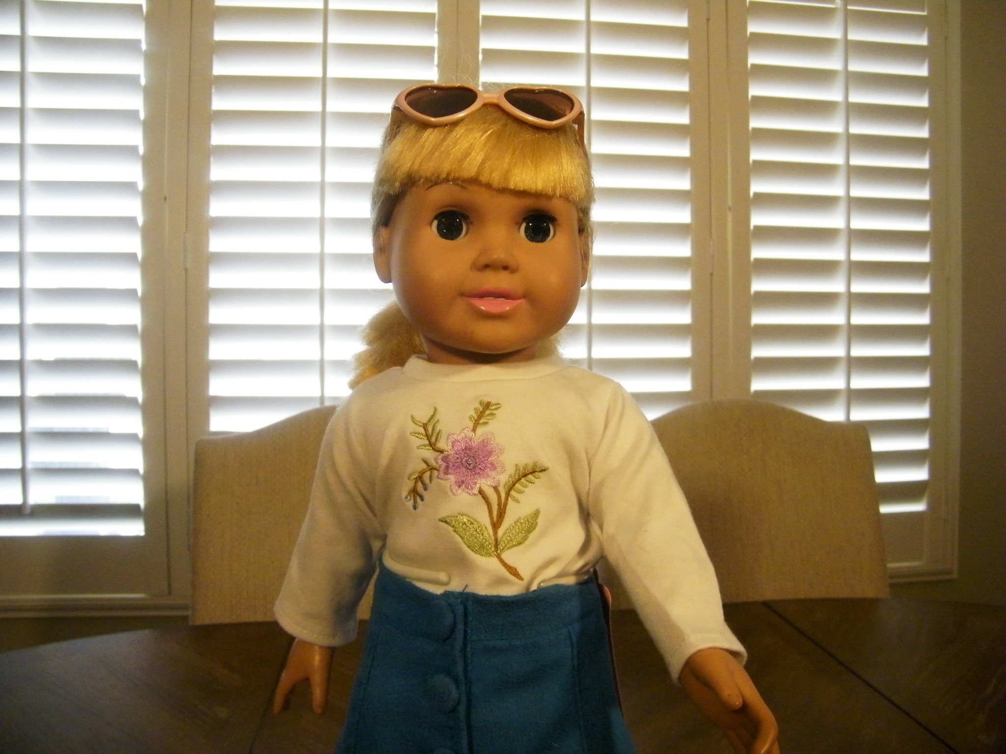 FLORAL LONG SLEVE SHIRT AND SKIRT