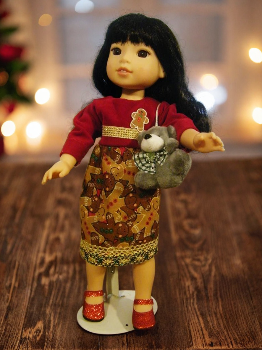 CHRISTMAS GINGER BREAD DRESS