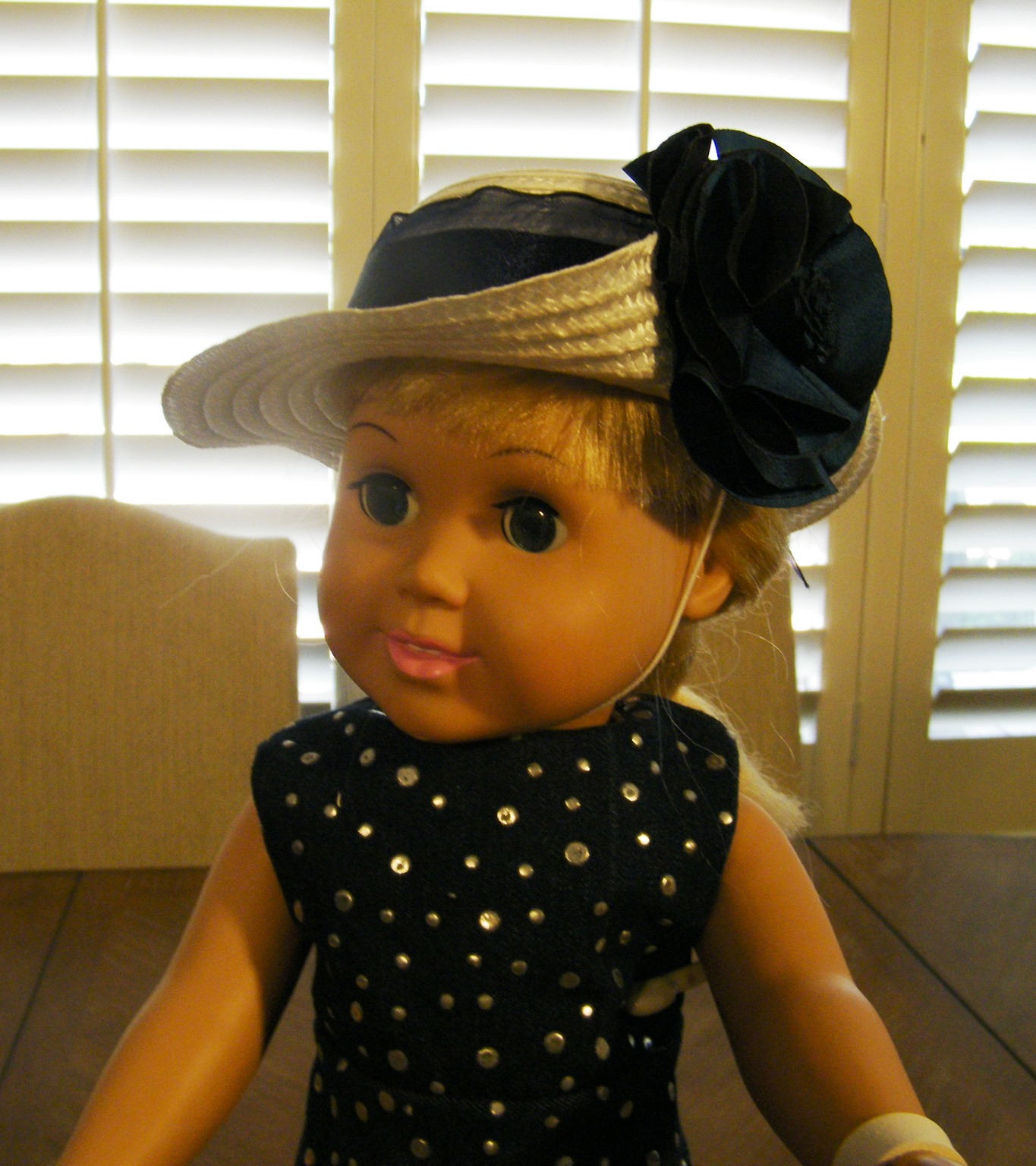 STYLISH NAVY BLUE DENIM DRESS 