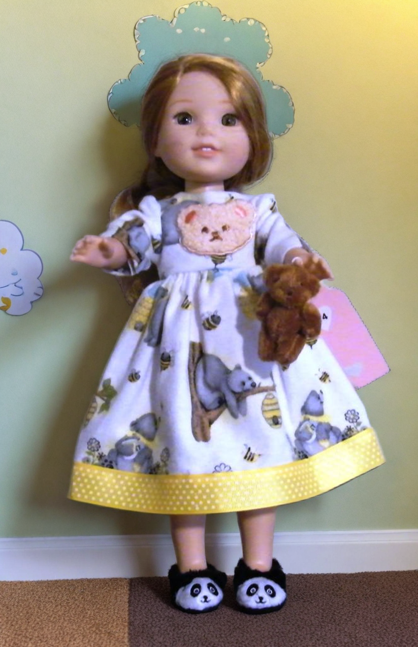 HONEY BEAR NIGHTGOWN