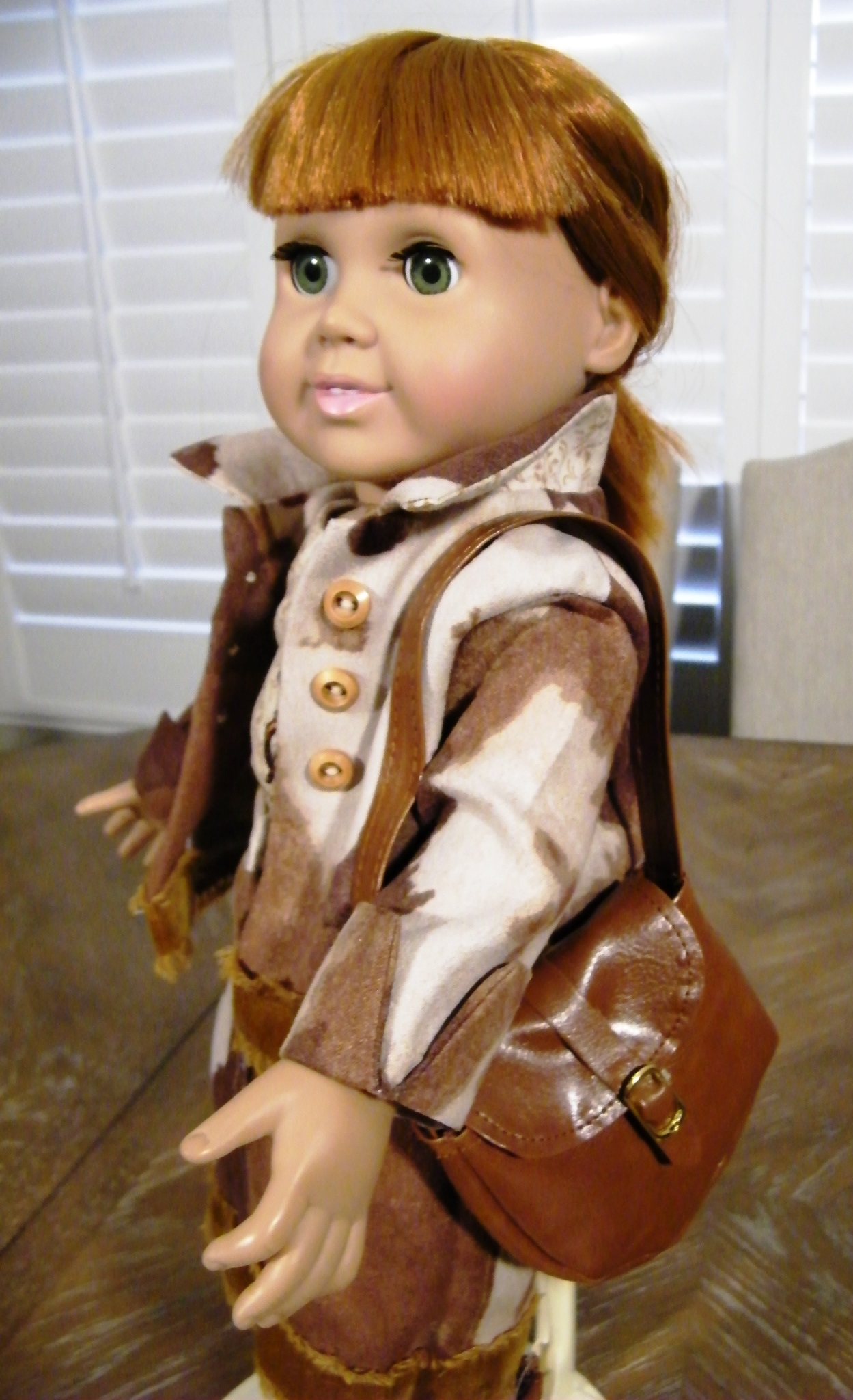 COWHIDE JACKET SKIRT