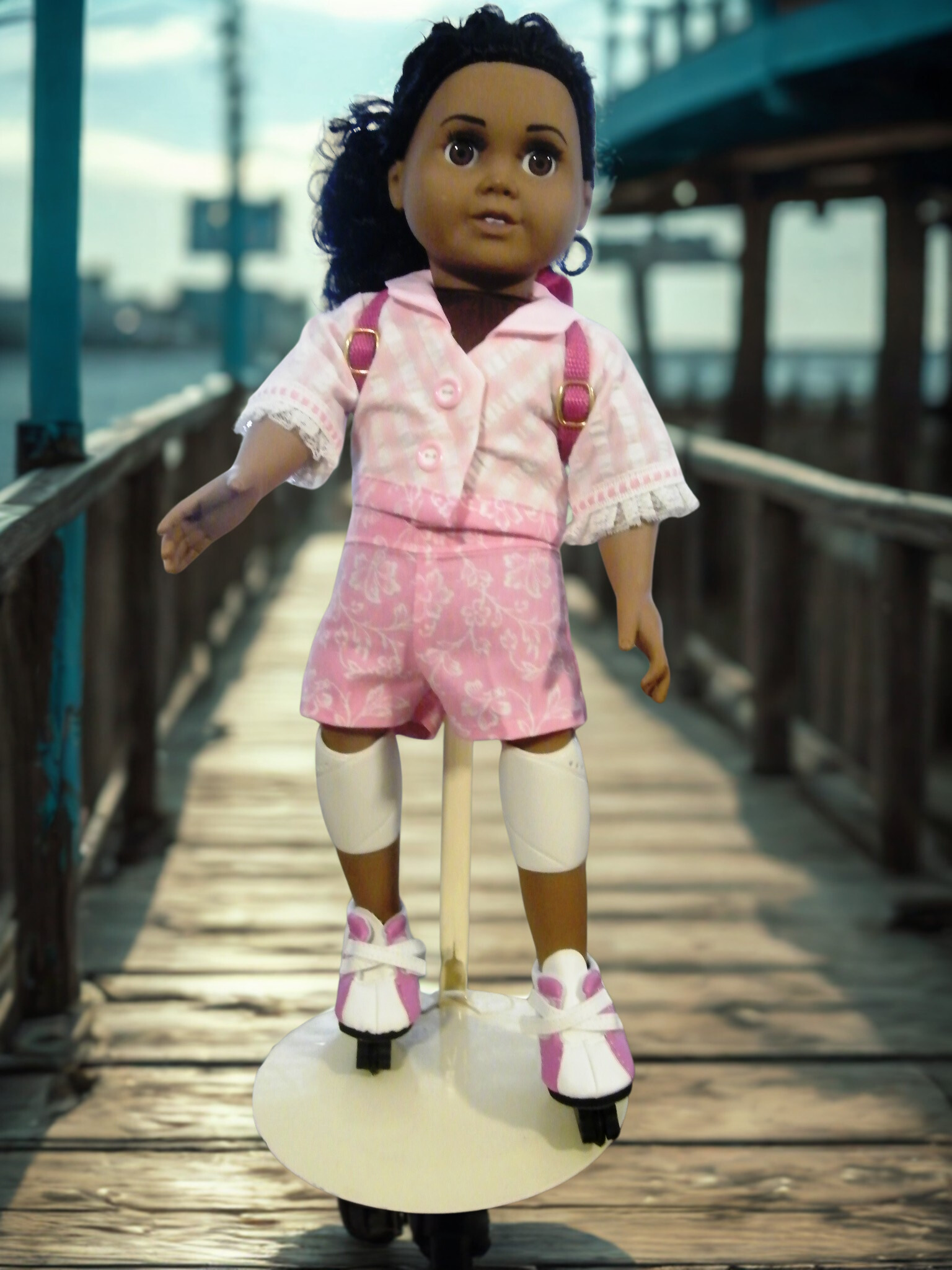 PINK ROLLER BLADE SET