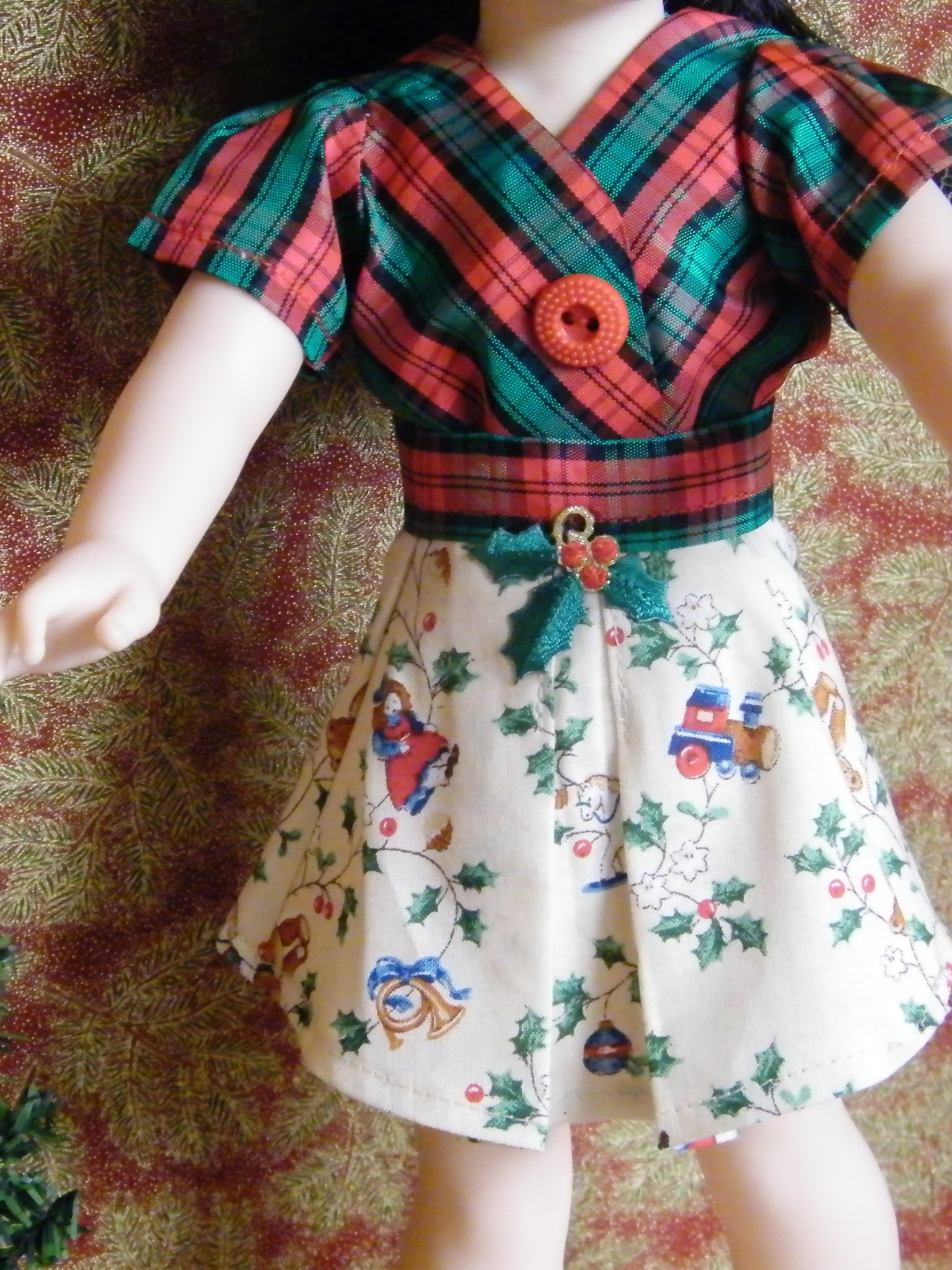 PLAID BLOUSE HOLLY SKIRT