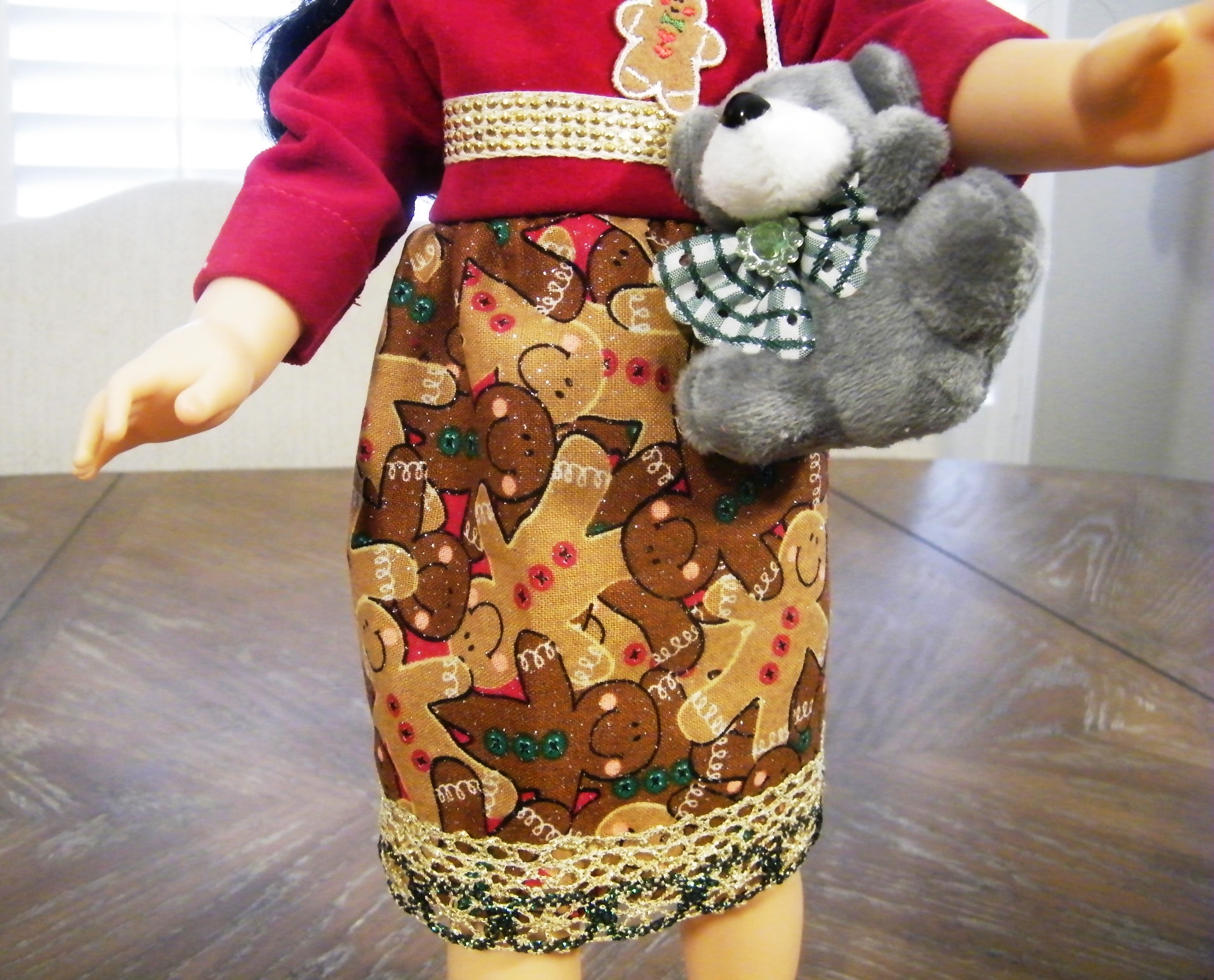 CHRISTMAS GINGER BREAD DRESS