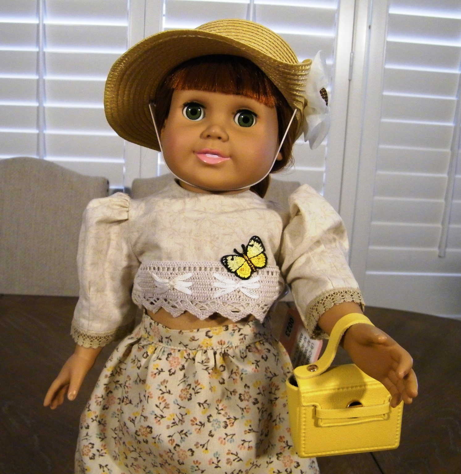 FLORAL BUTTERFLY SUMMER DRESS 