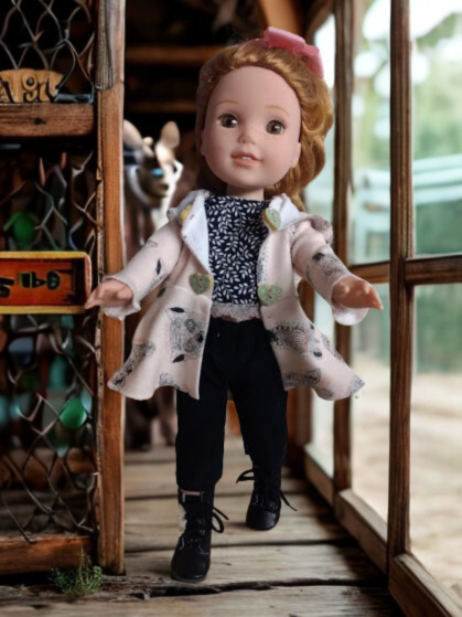 PINK ANIMAL JACKET SET