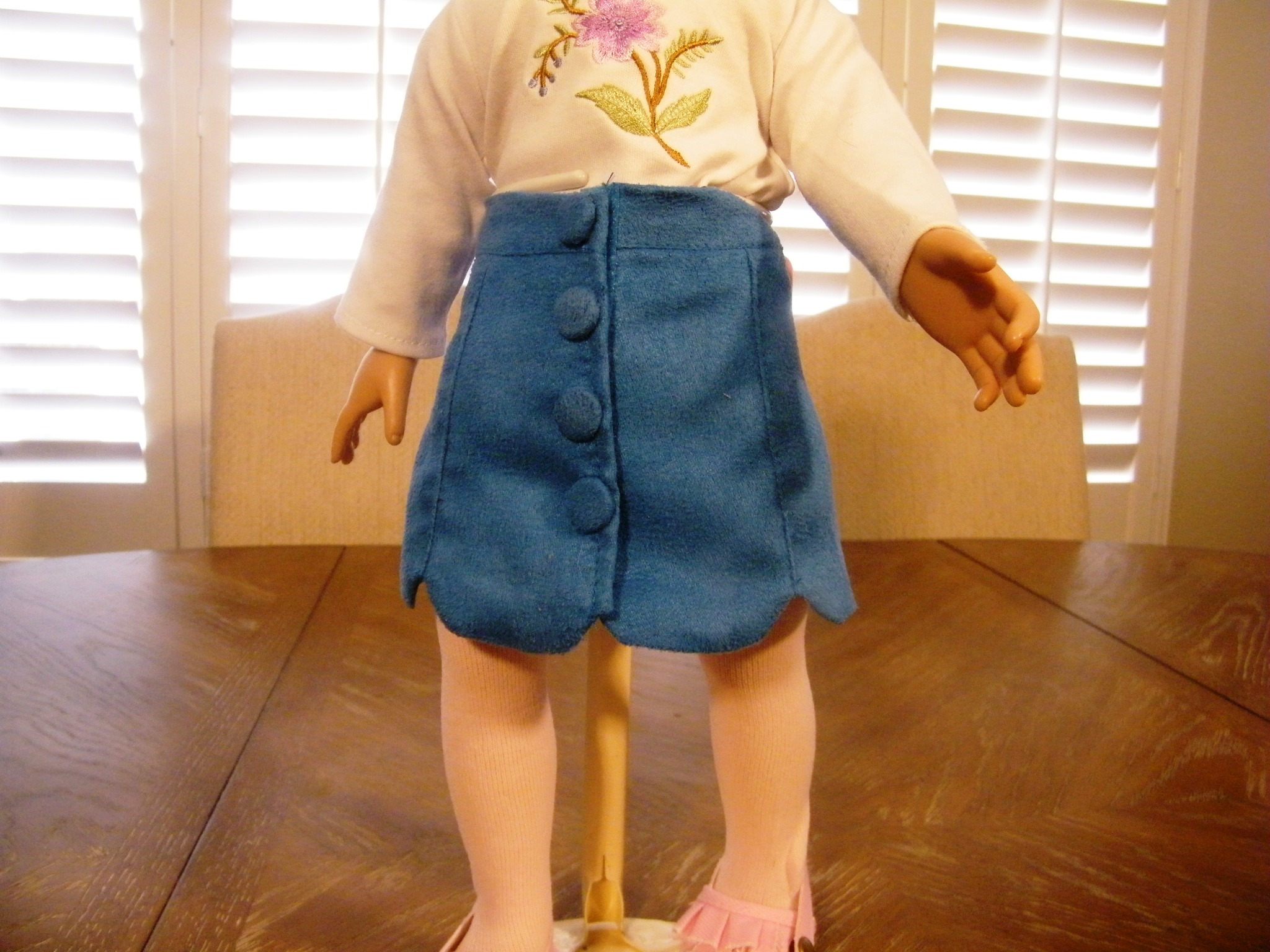 FLORAL LONG SLEVE SHIRT AND SKIRT