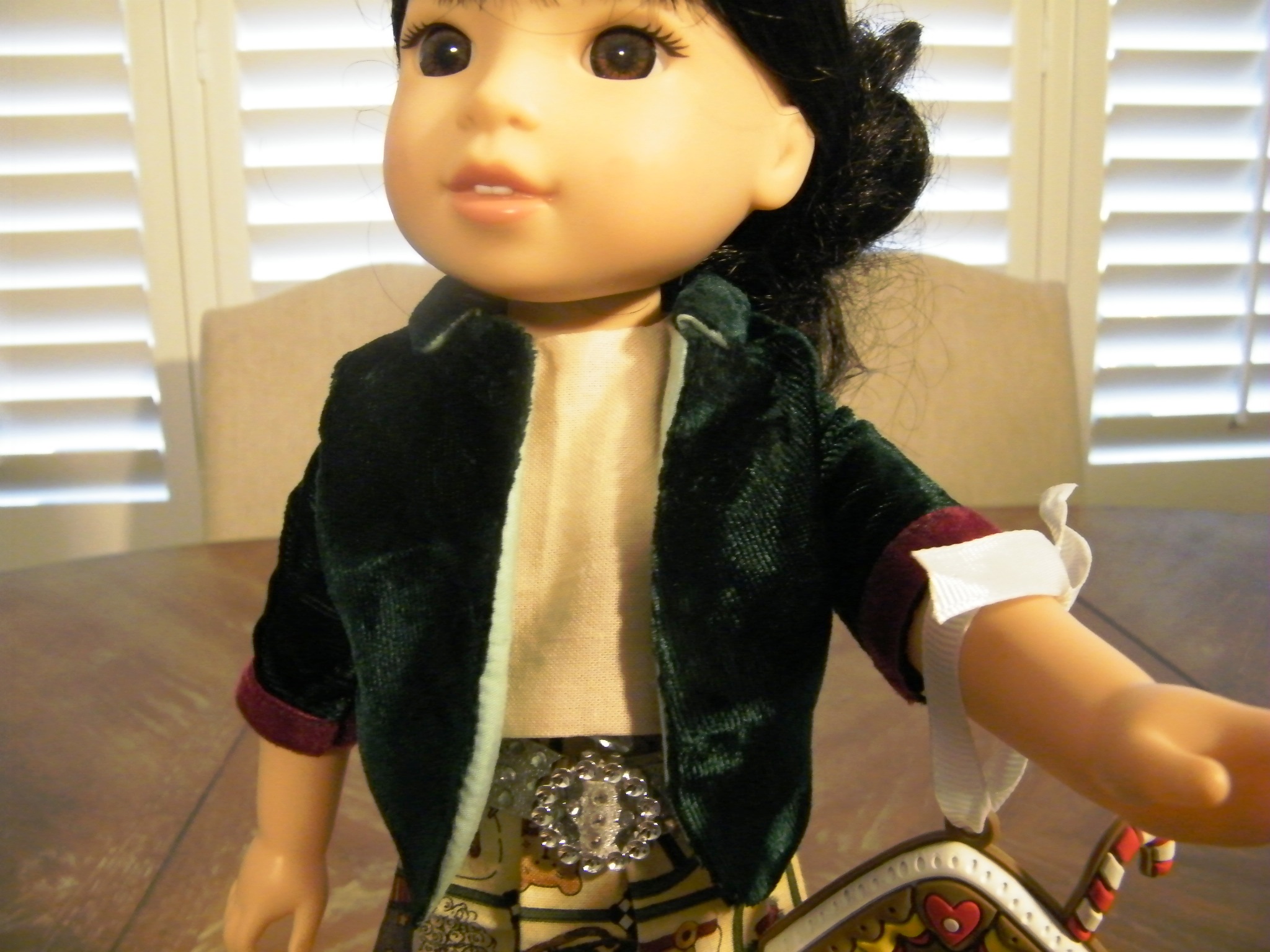 GREEN VELVET HOLIDAY SET