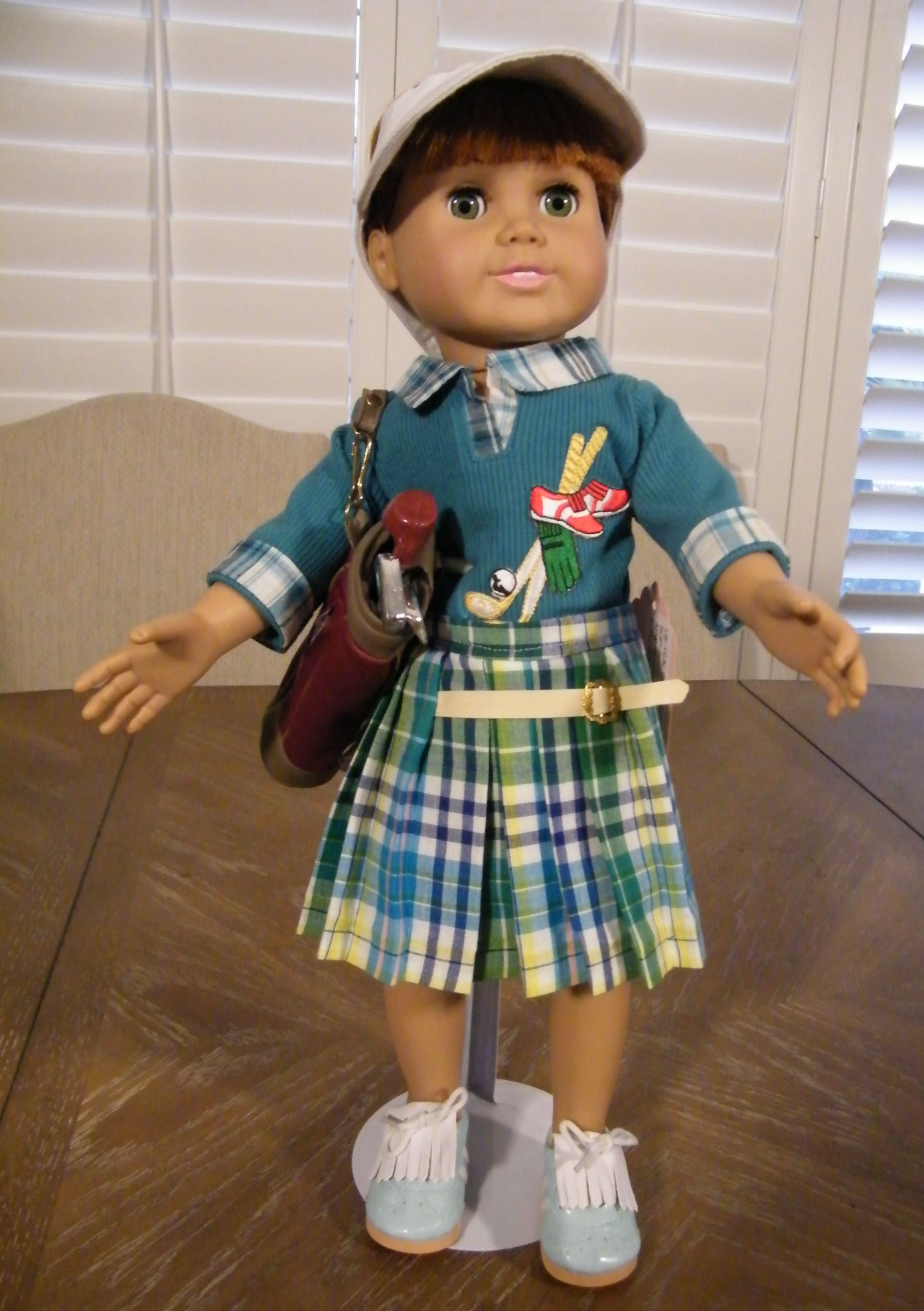 TEAL GOLF SET COMPLETE WITH CLUBS