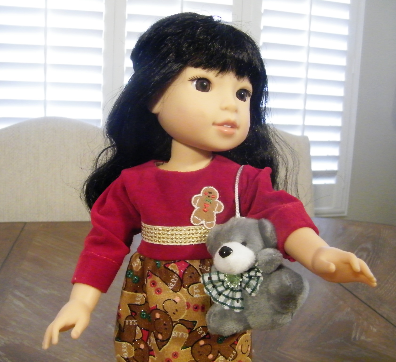 CHRISTMAS GINGER BREAD DRESS