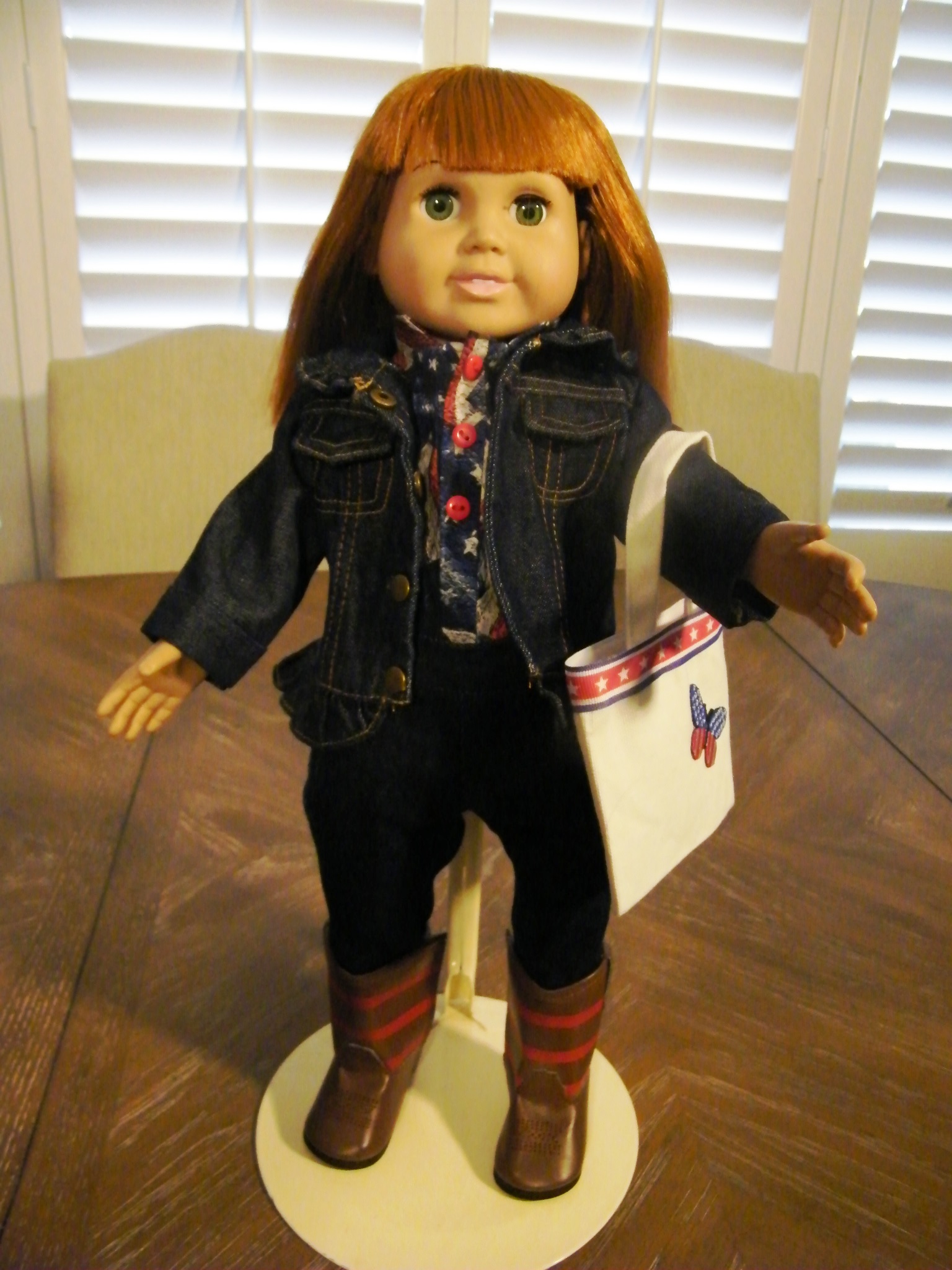 RUFFLE PATRIOT JEAN SET