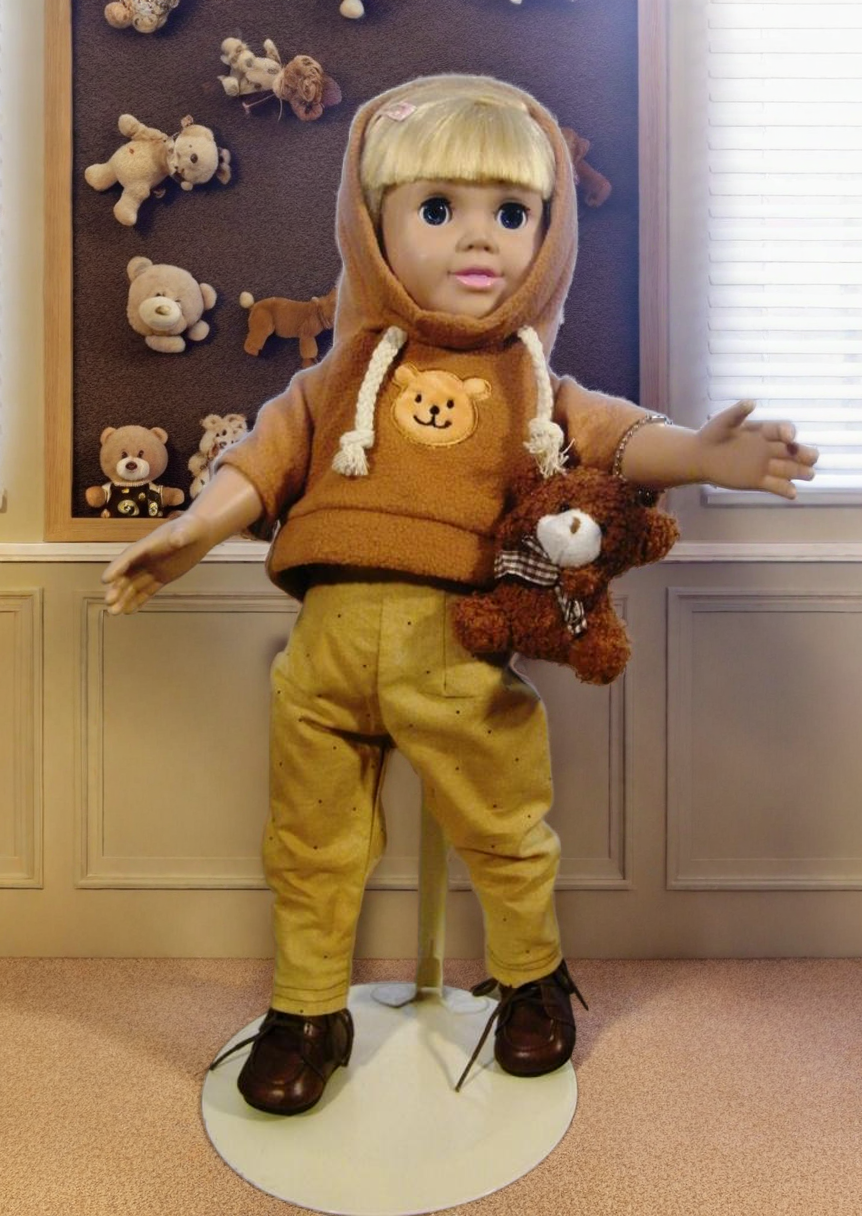 TEDDY BEAR HOODIE SET