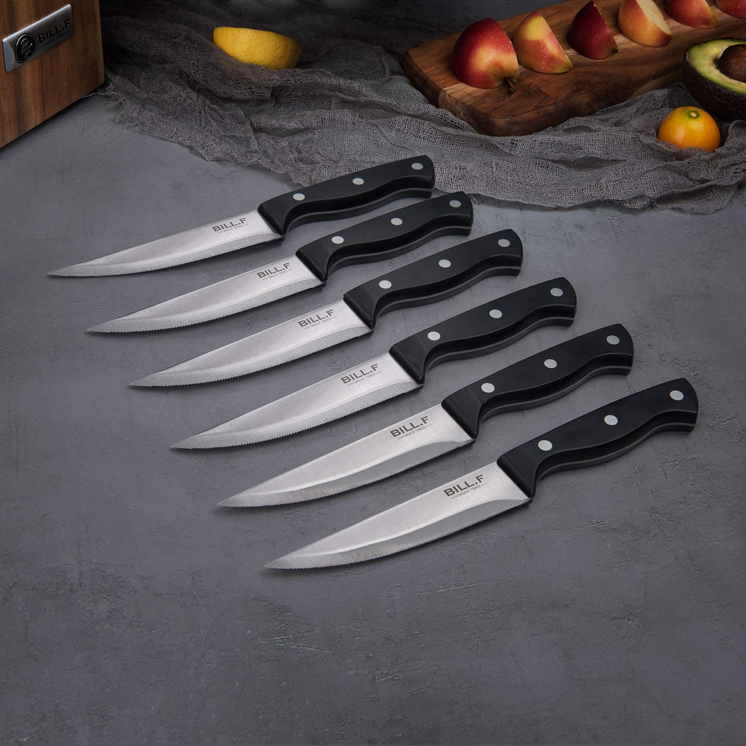 16 Pieces Chef Knife Set Professional Stainless Steel Kitchen Knives Cutlery Set