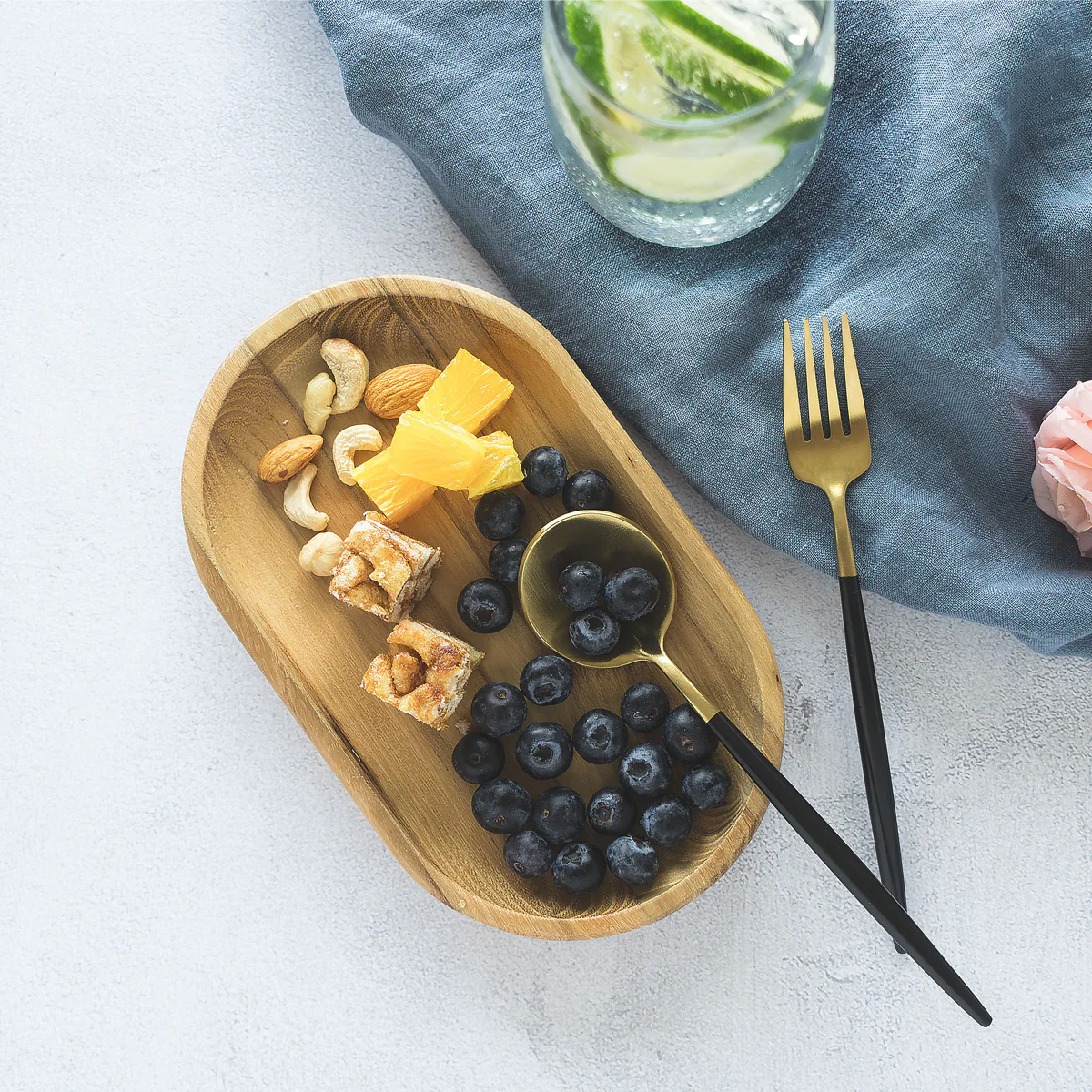 Oval Serving Tray and Platters Small Wooden Cheese Plate